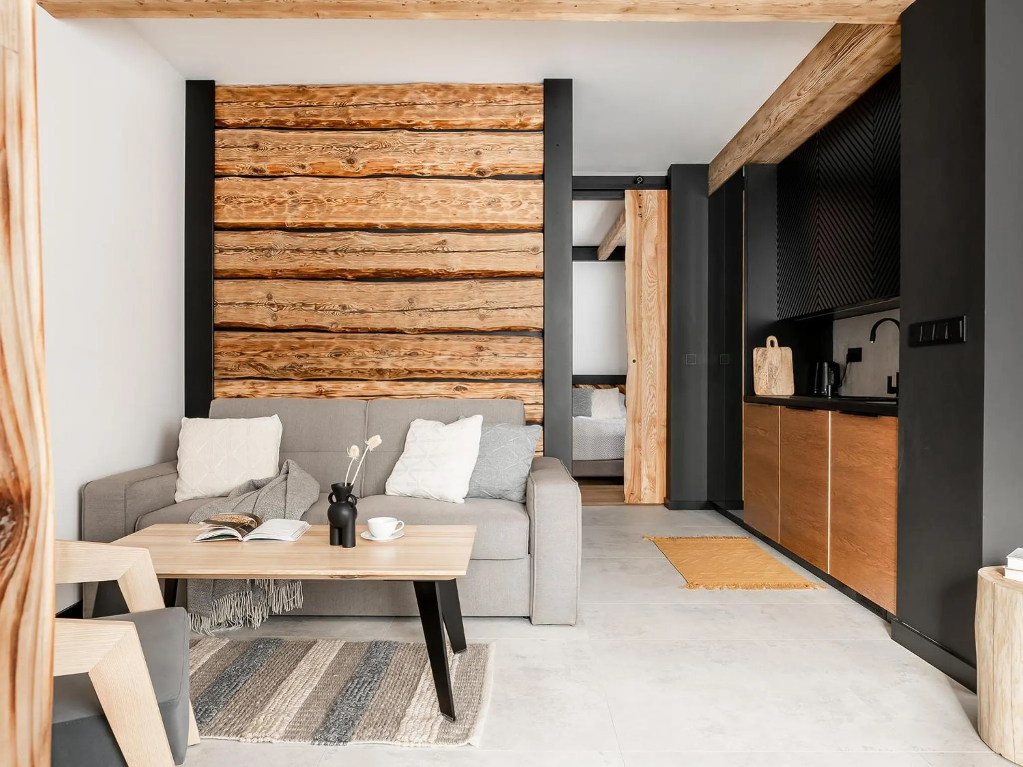 Kitchen or kitchenette in Villa T Apartments & SPA