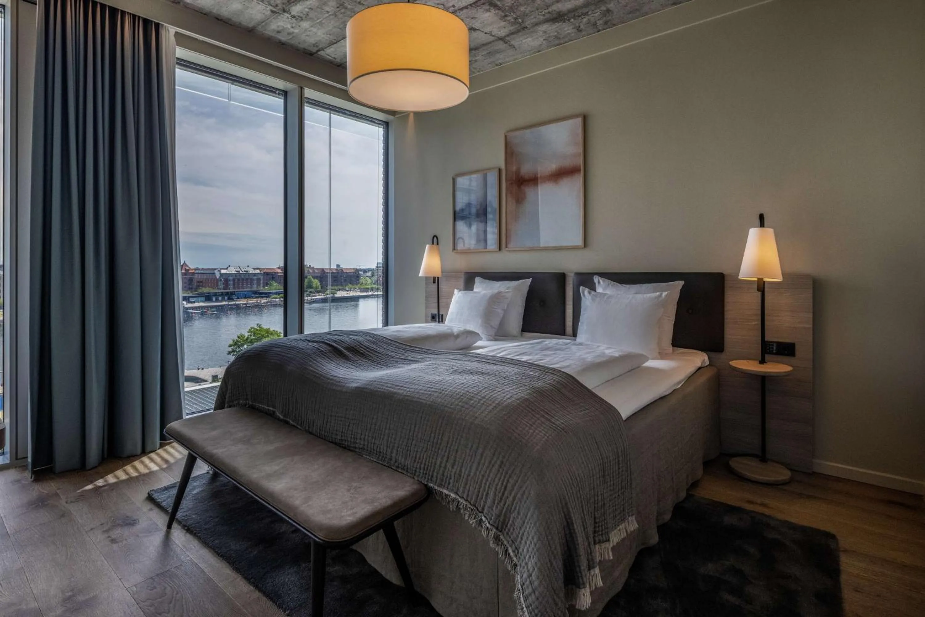 Bedroom, Bed in Scandic Spectrum