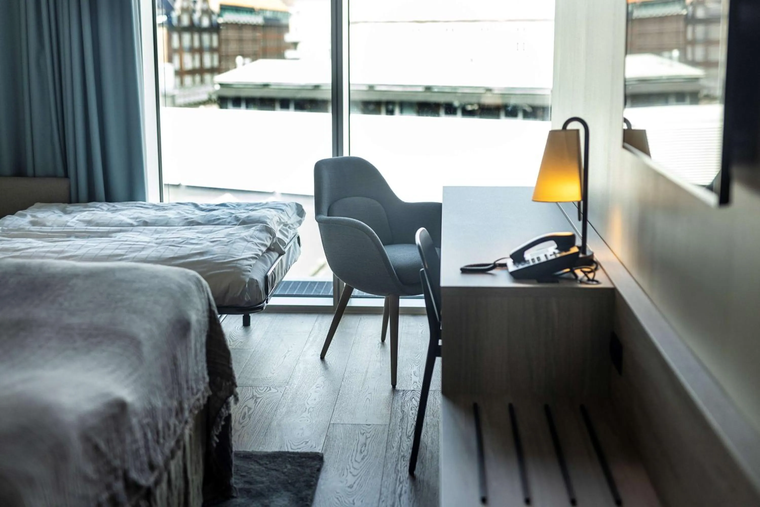 Bedroom, Bed in Scandic Spectrum