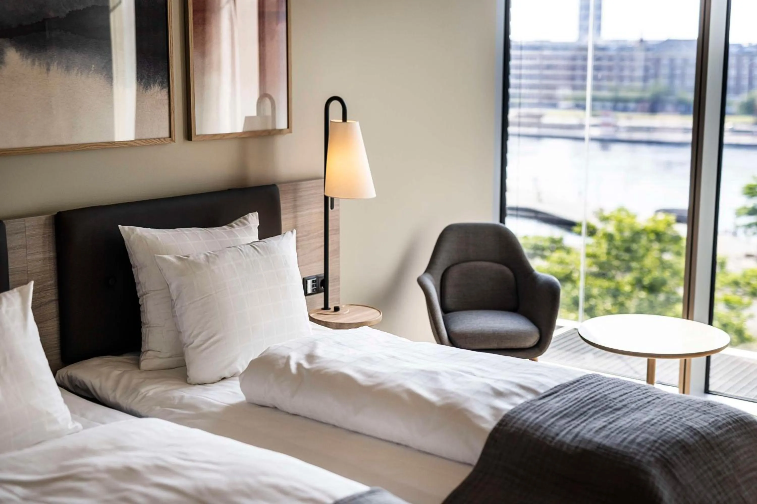 Bedroom, Bed in Scandic Spectrum