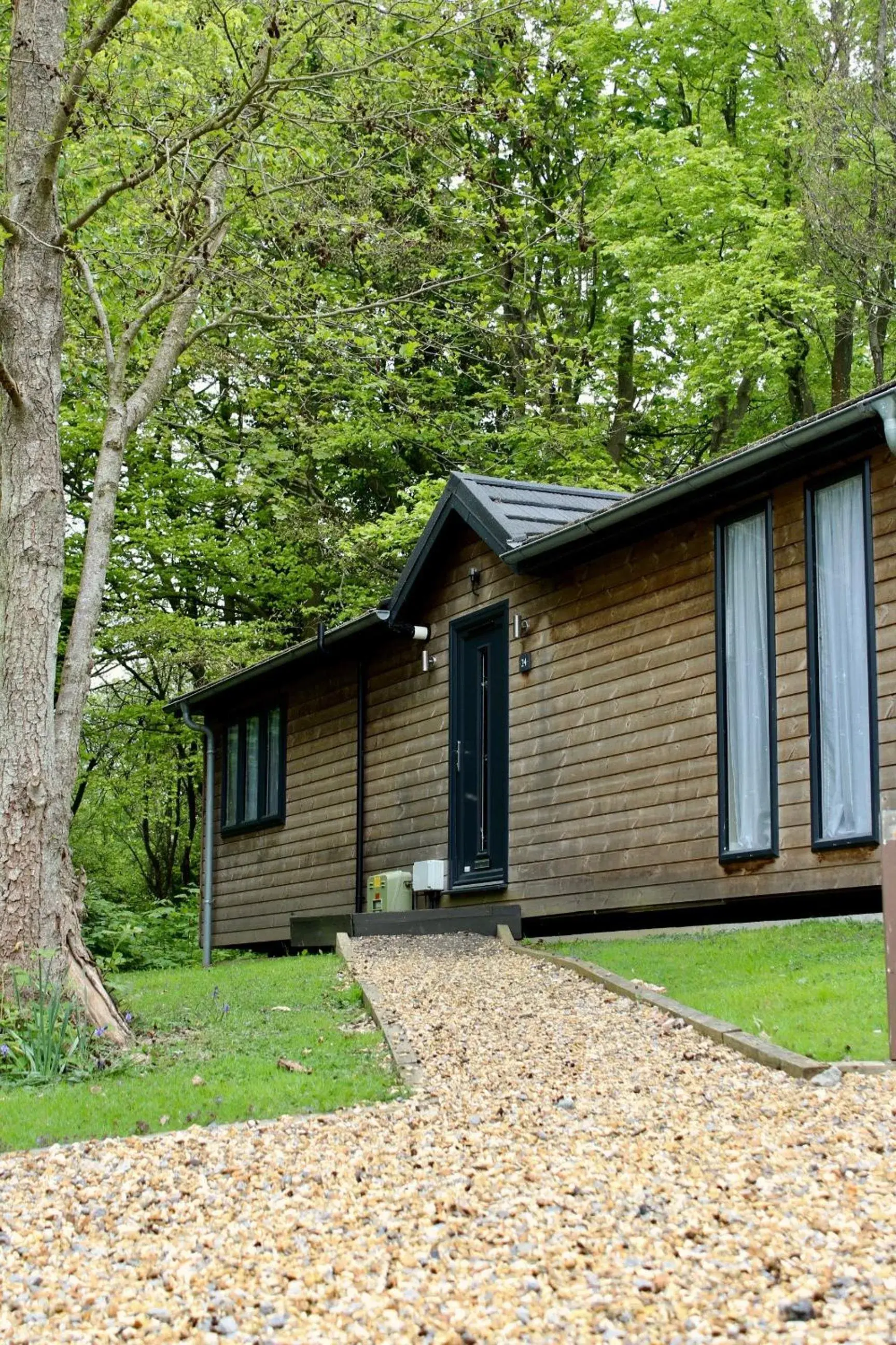Property building in Warren Wood Country Park Property building in Warren Wood Country Park