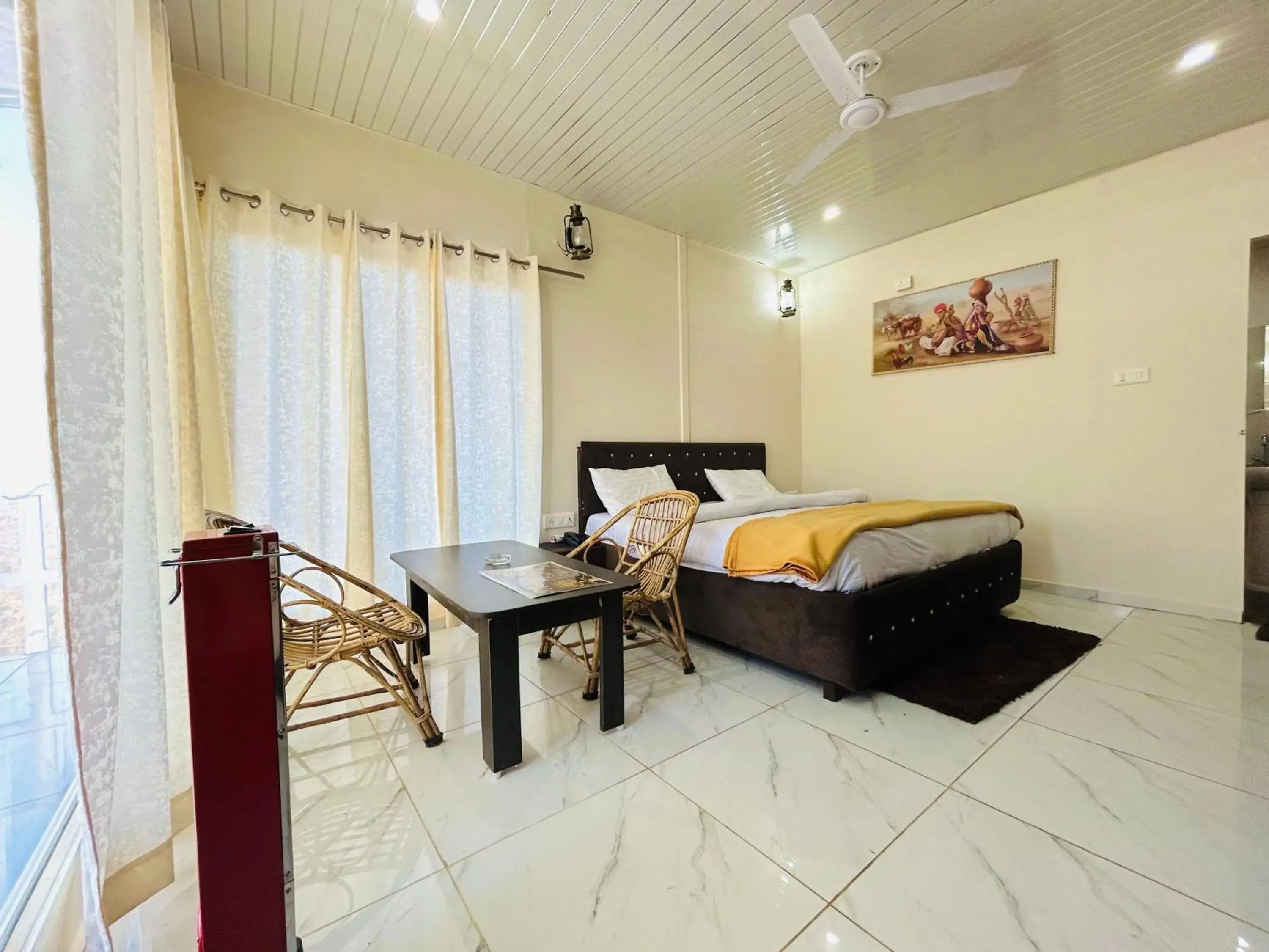Bed in IN APPLE ESTATE KANATAL - Himalayan View Resort with Courteous Staff Bed in IN APPLE ESTATE KANATAL - Himalayan View Resort with Courteous Staff