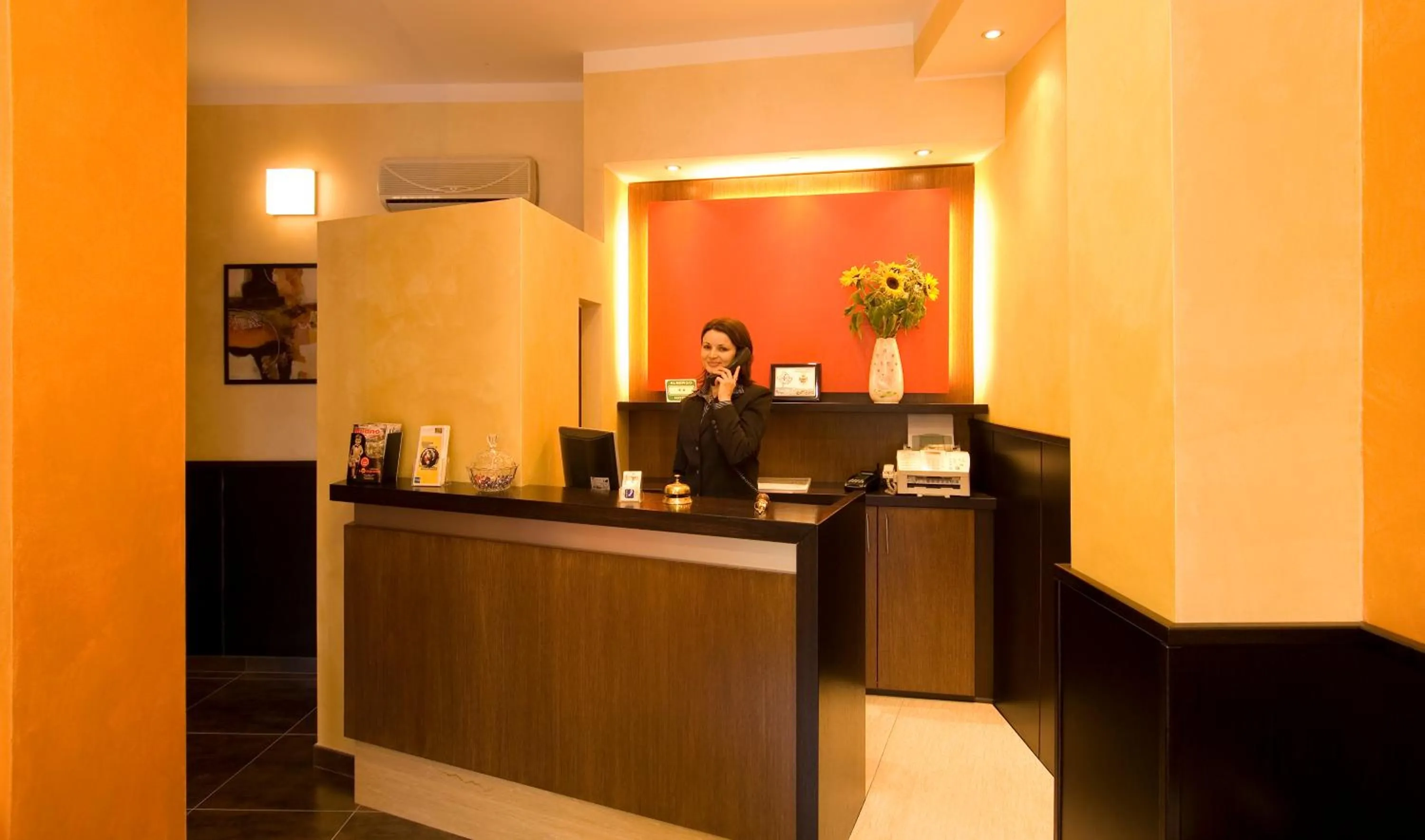 Lobby or reception in Hotel Delizia