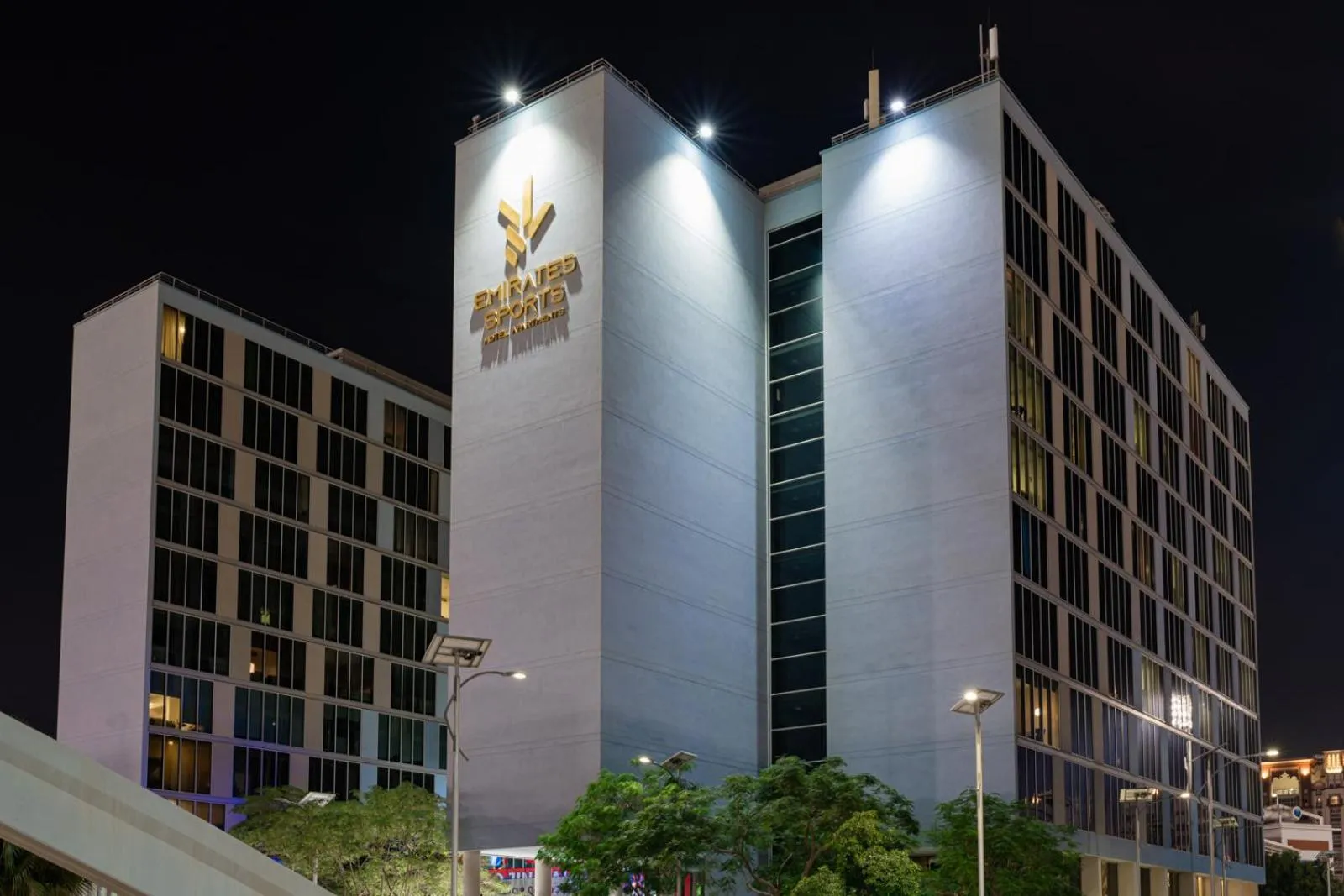 Property building in Emirates Sports Hotel, Dubai Sports City