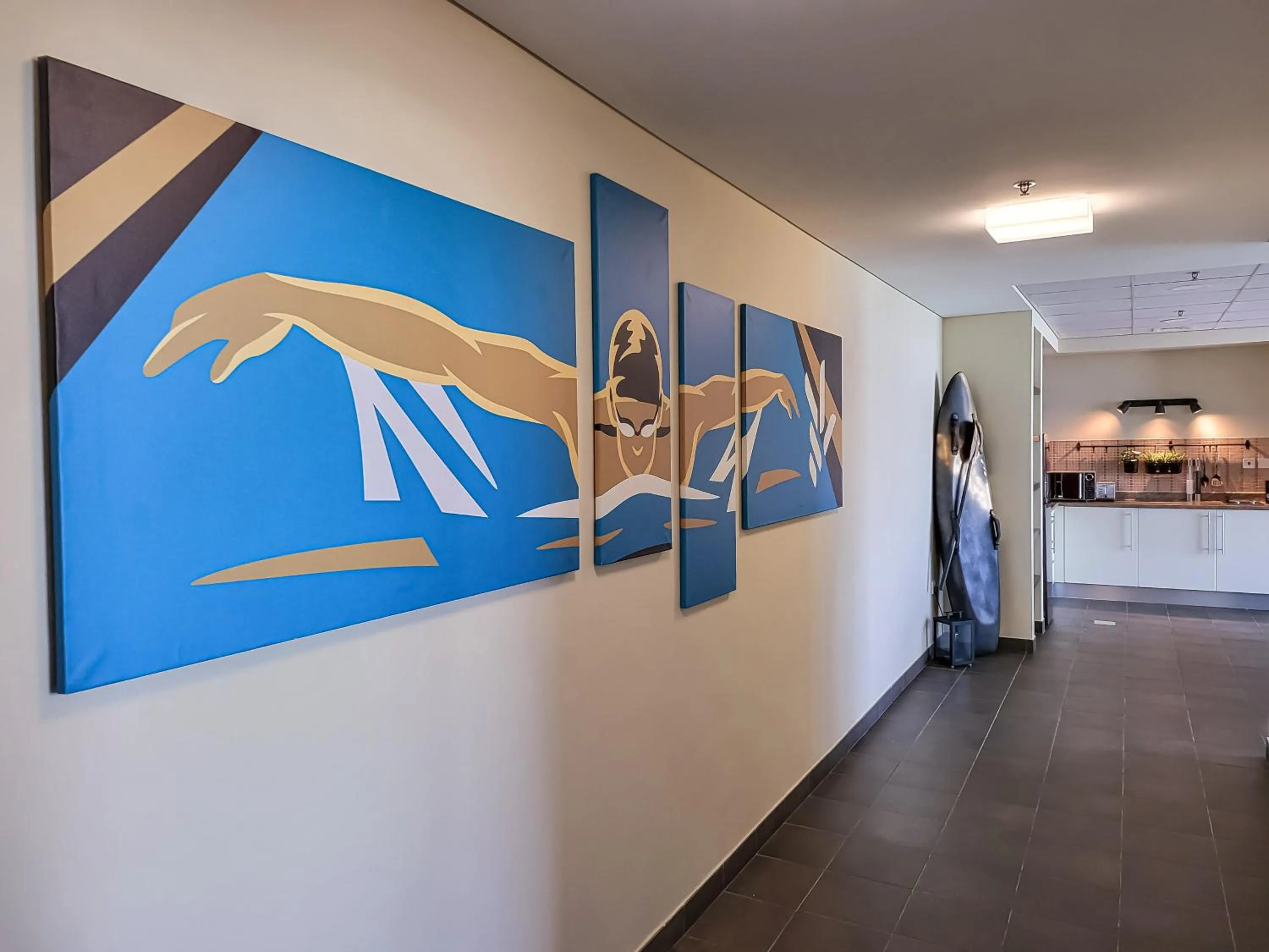 Decorative detail in Emirates Sports Hotel, Dubai Sports City