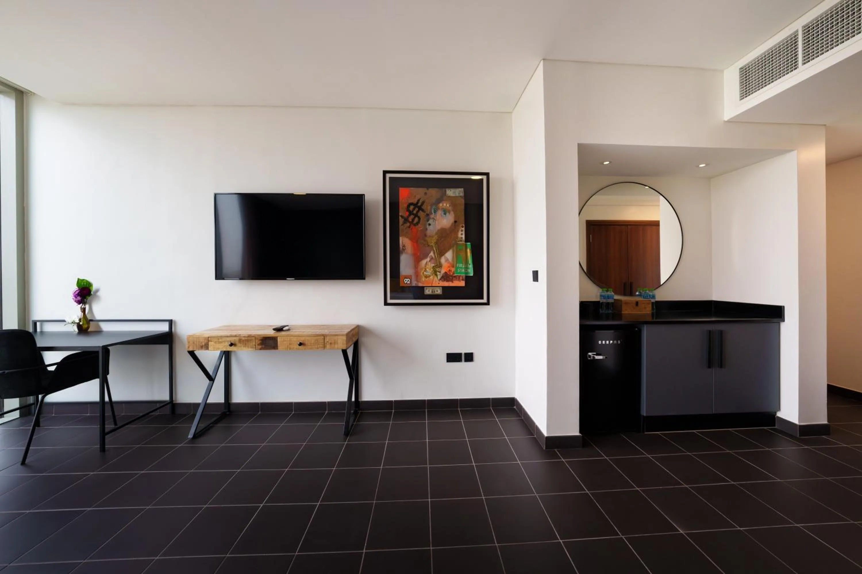 Kitchen or kitchenette in Emirates Sports Hotel, Dubai Sports City