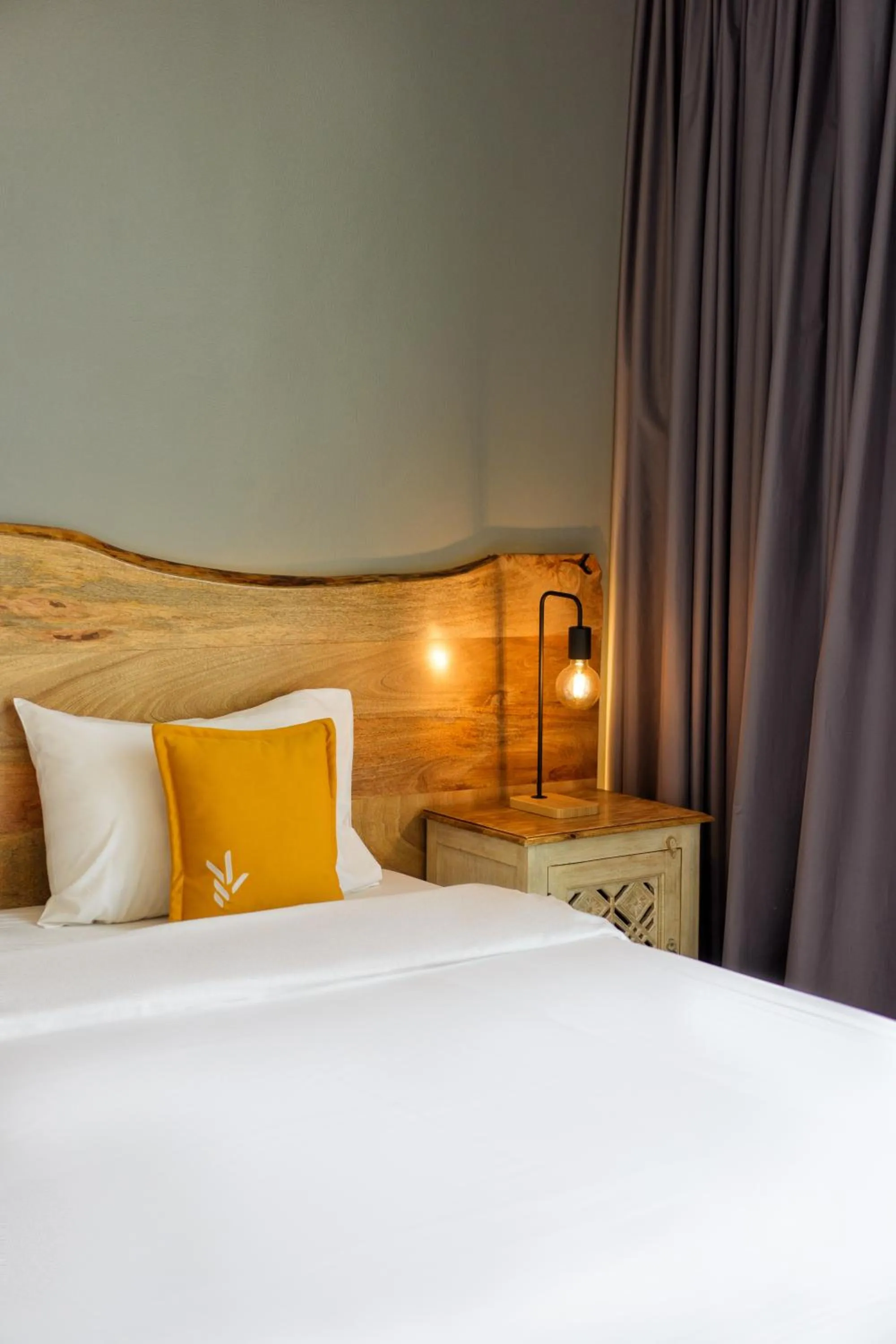 Bed in Emirates Sports Hotel, Dubai Sports City