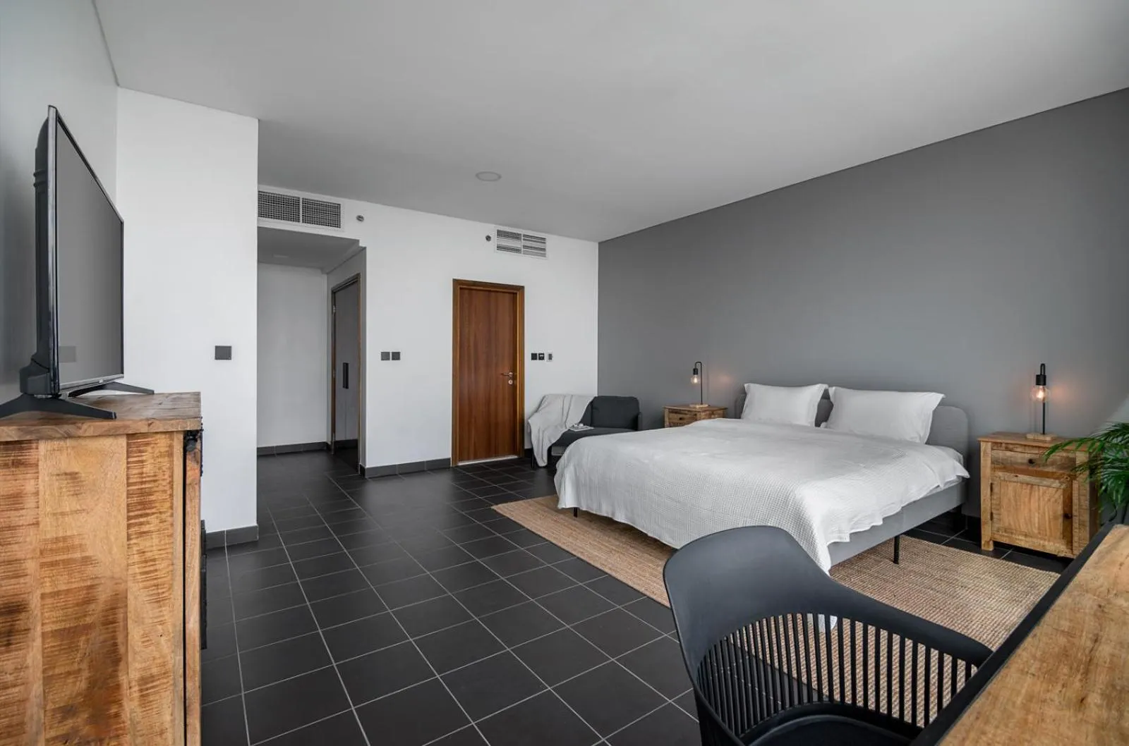 Bed in Emirates Sports Hotel, Dubai Sports City