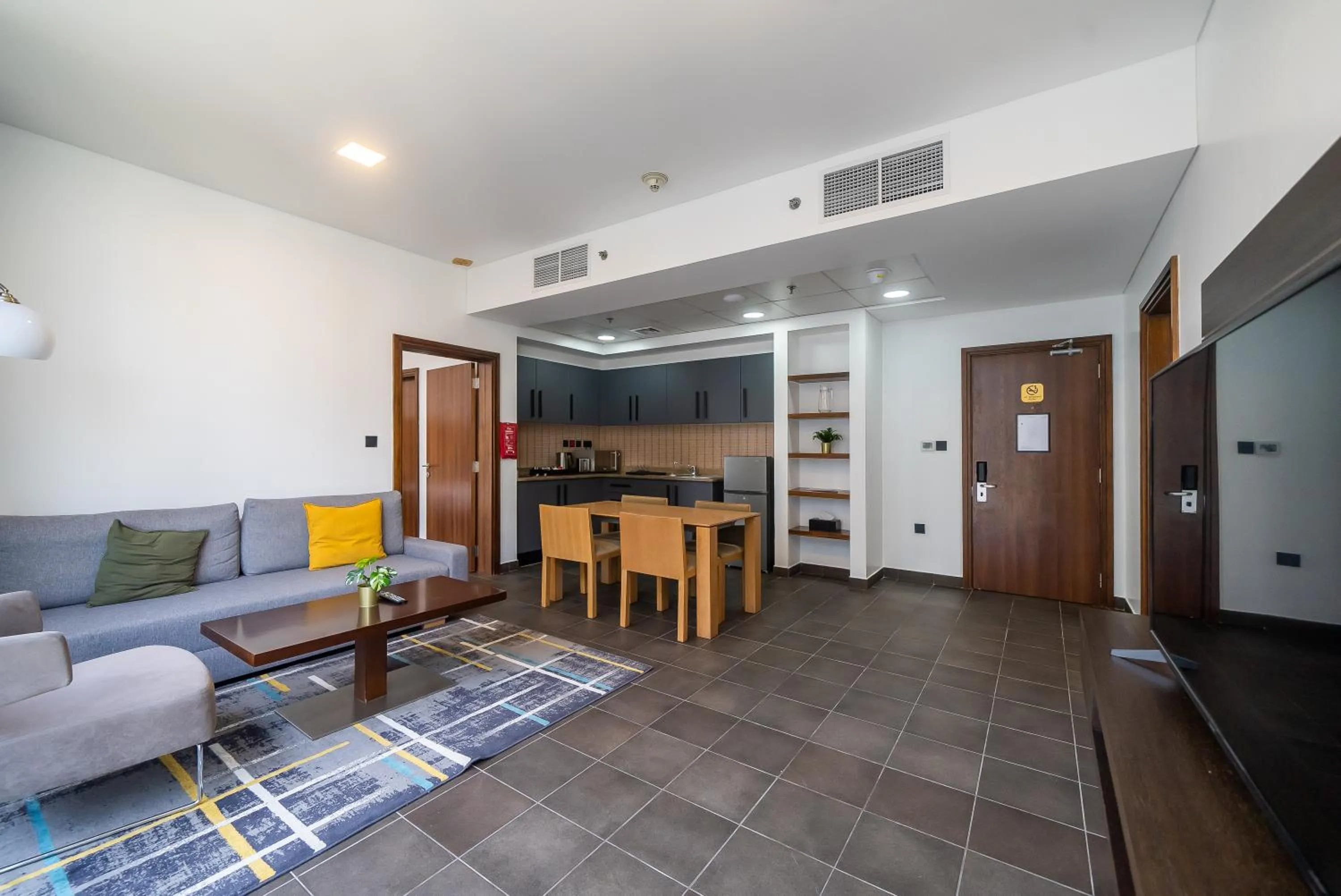 Living room in Emirates Sports Hotel, Dubai Sports City