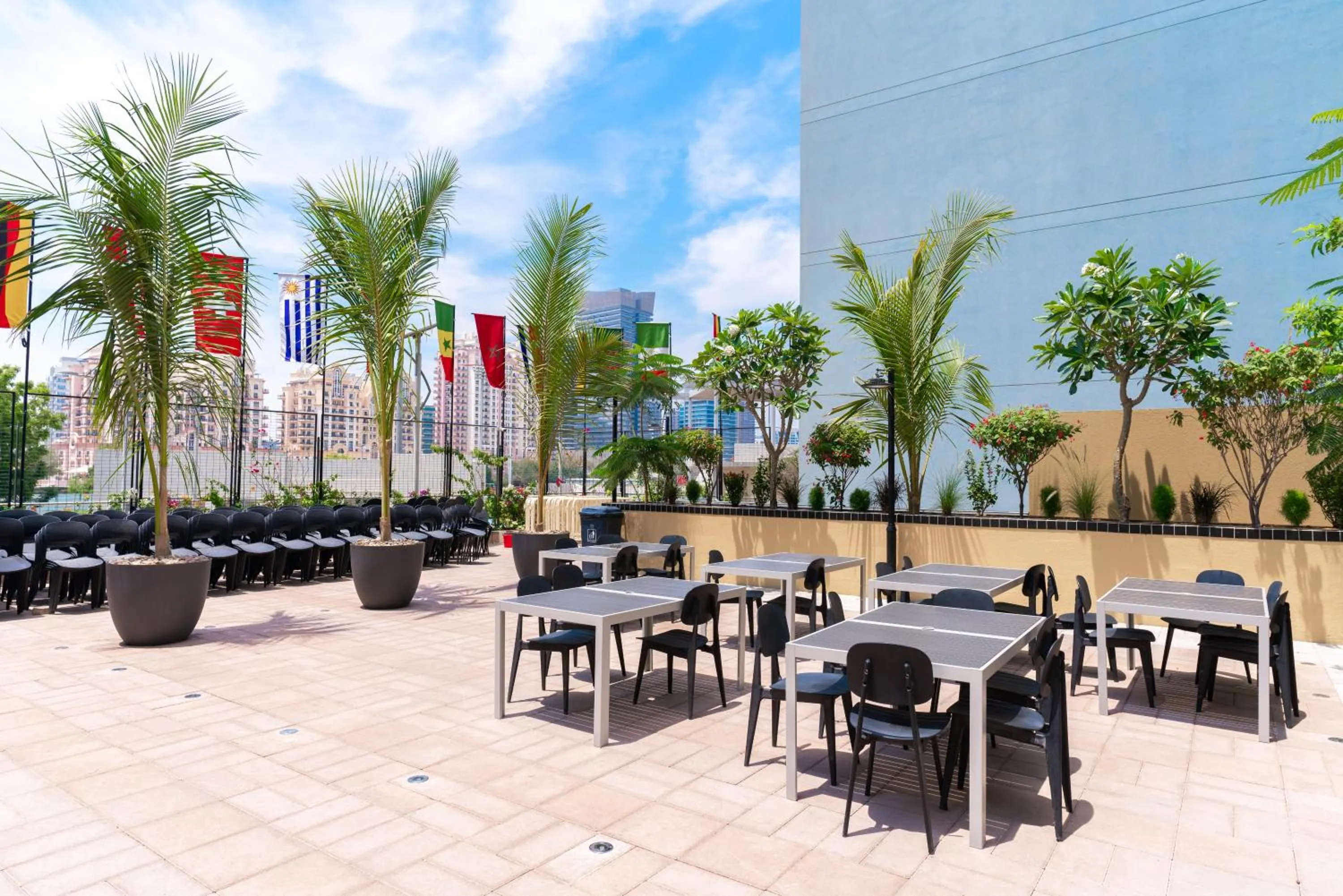 Balcony/Terrace in Emirates Sports Hotel, Dubai Sports City