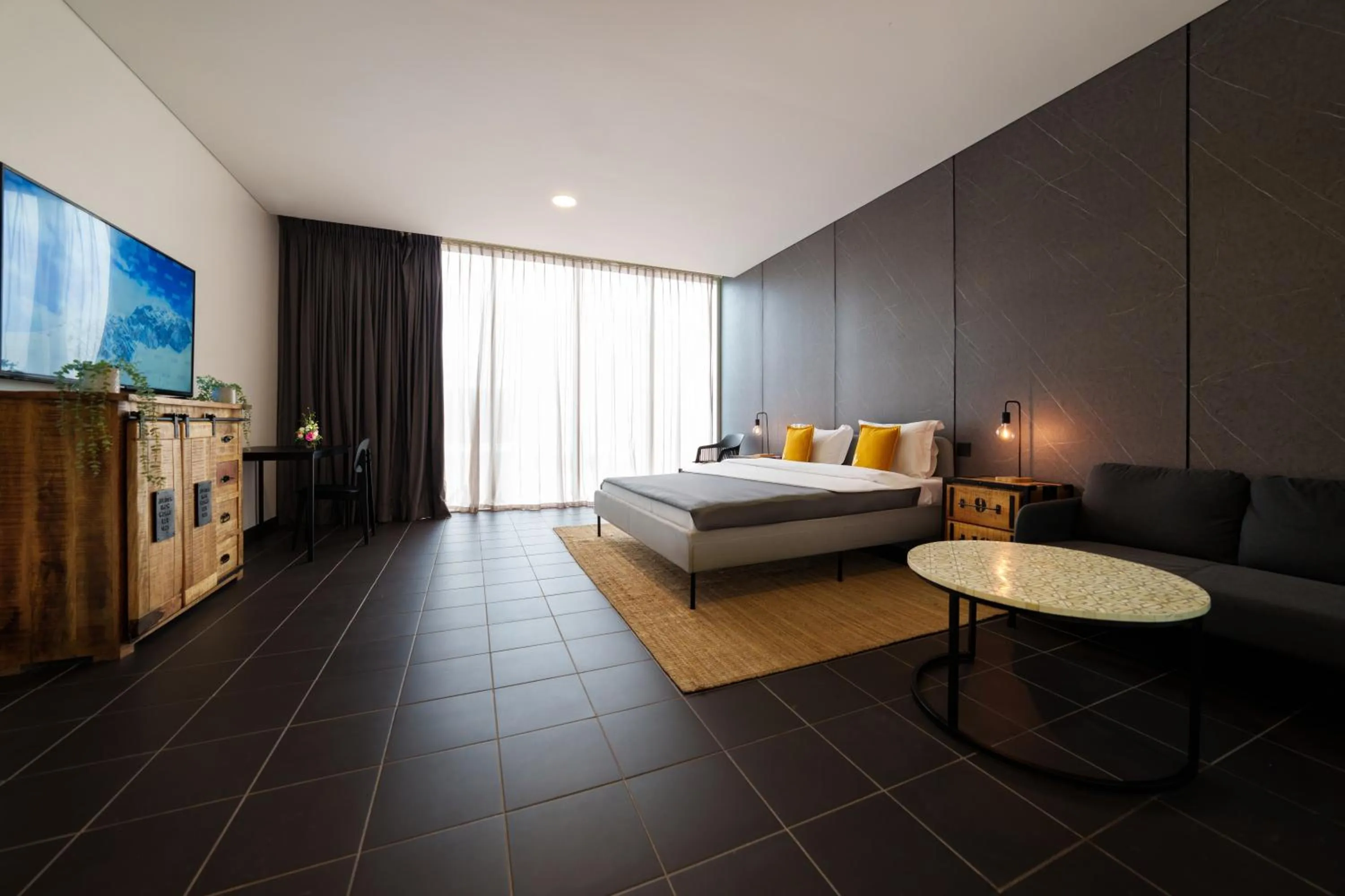 Bed in Emirates Sports Hotel, Dubai Sports City