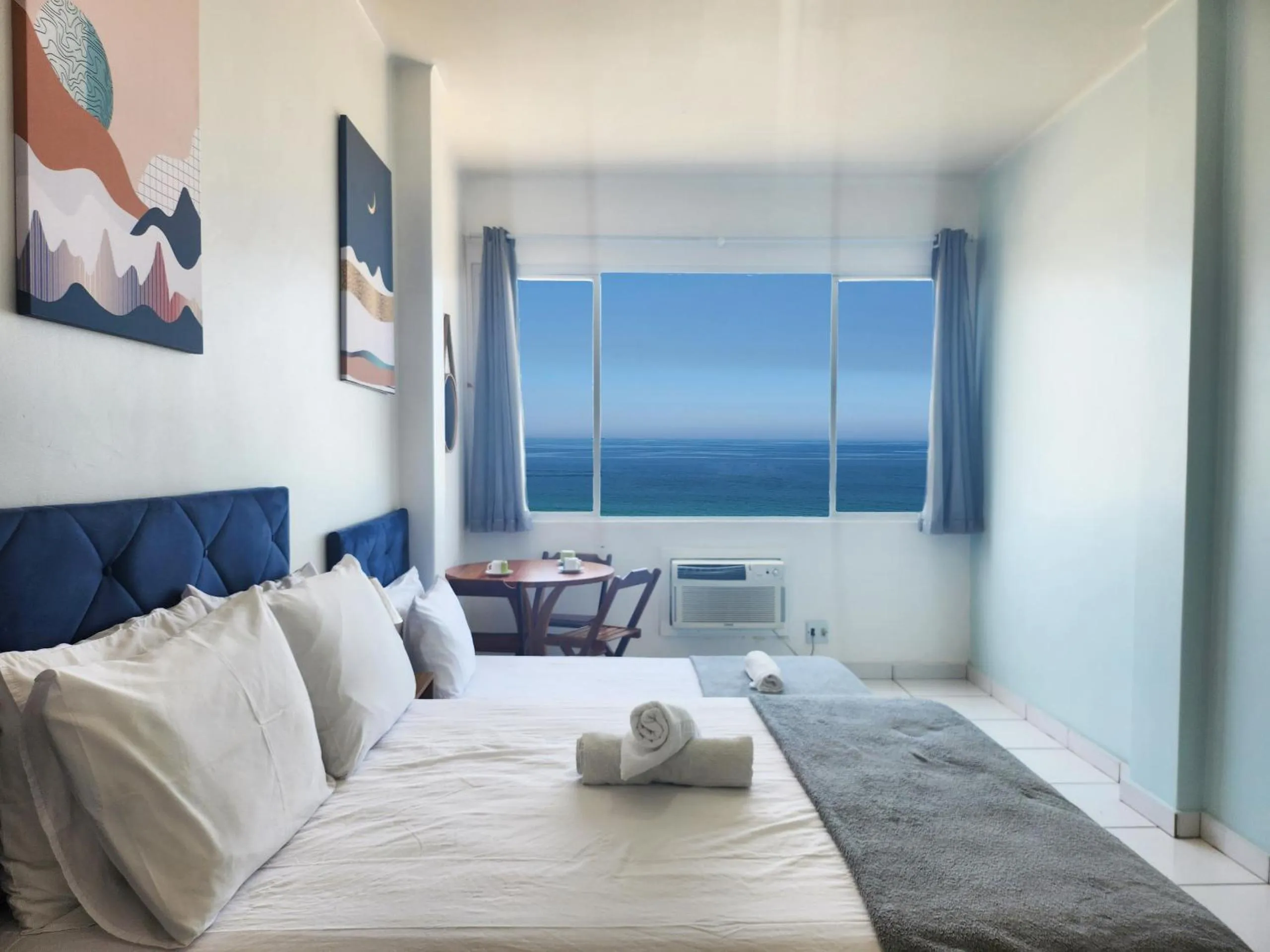 Bed in Studio com Vista da Praia Ar, Wi-fi TC501