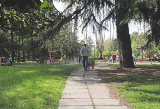 Children play ground in Hotel Rex Milano