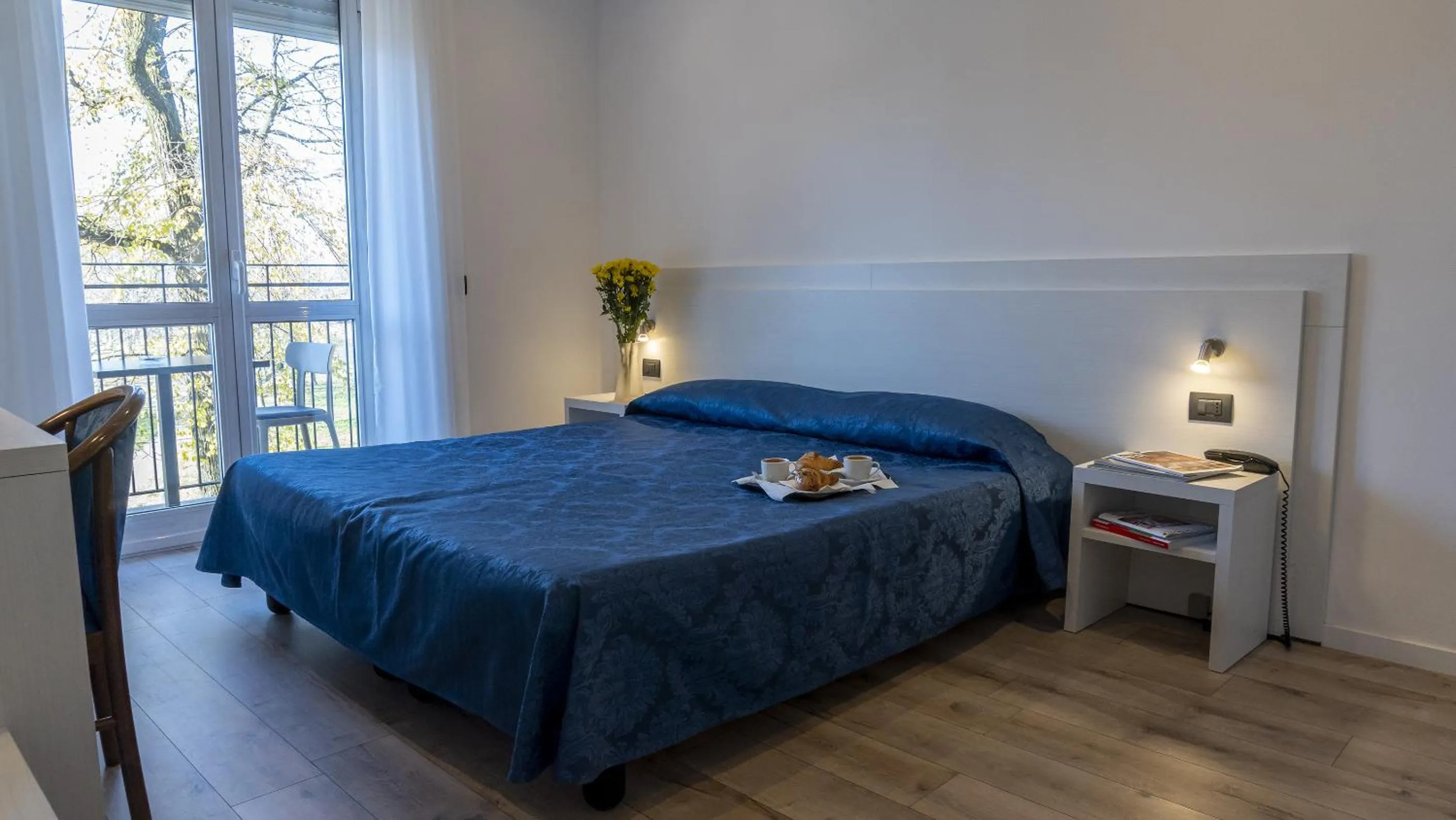 Bed in Hotel Rex Milano