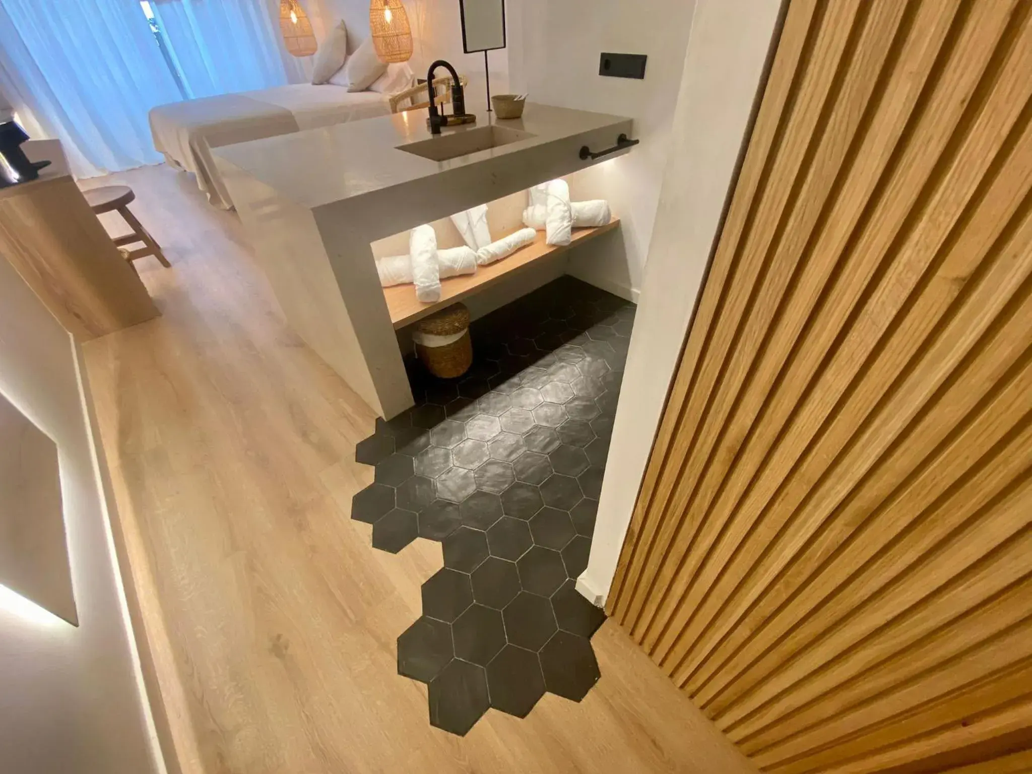 Bedroom in S´Estancia Suites Bedroom in S´Estancia Suites