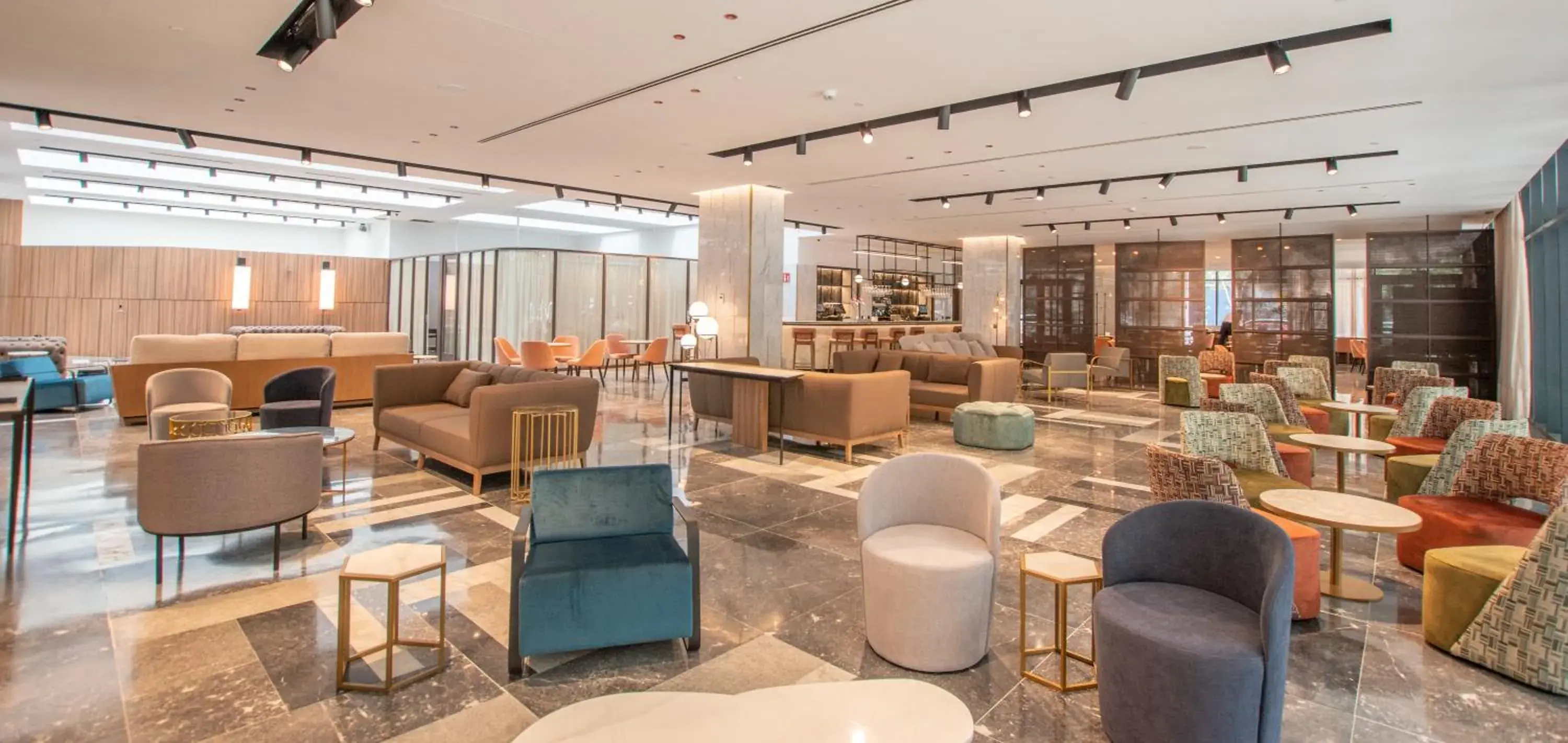 Lobby or reception in Hotel Giralda Center Lobby or reception in Hotel Giralda Center