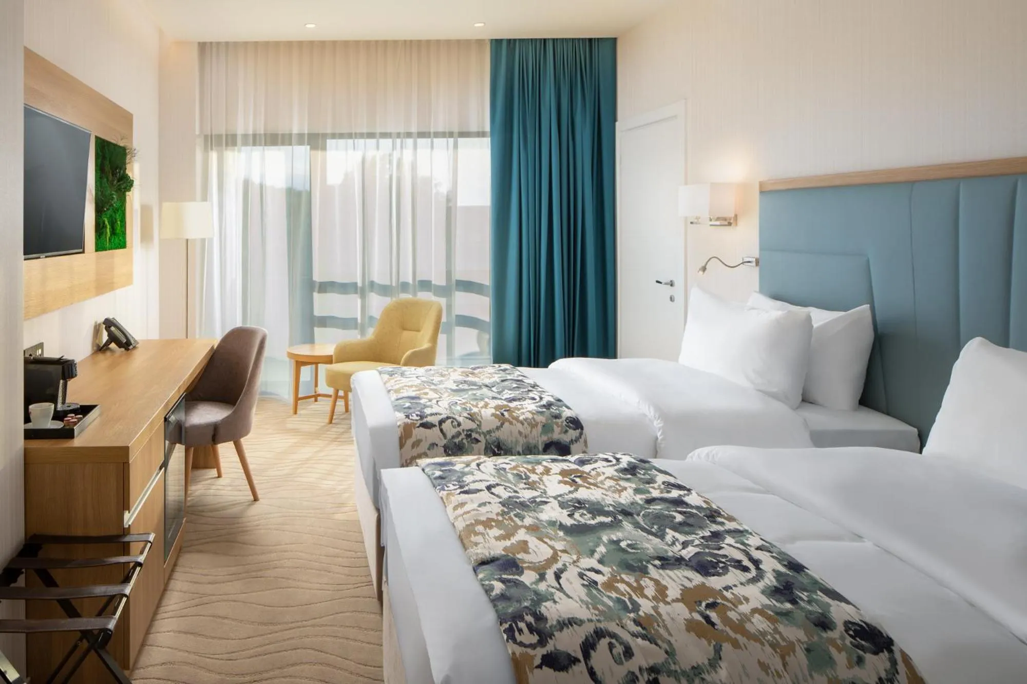 Bed in Alma Health & Spa Retreat