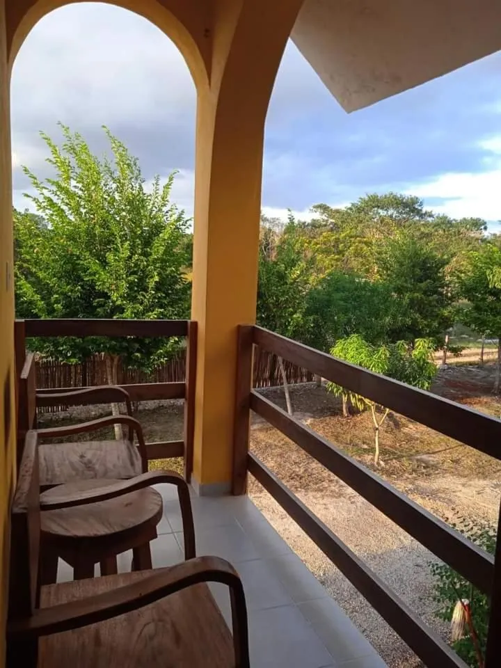 Garden view in Ecohotel Shalom