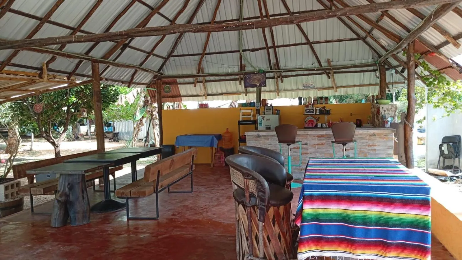 Restaurant/places to eat in Ecohotel Shalom