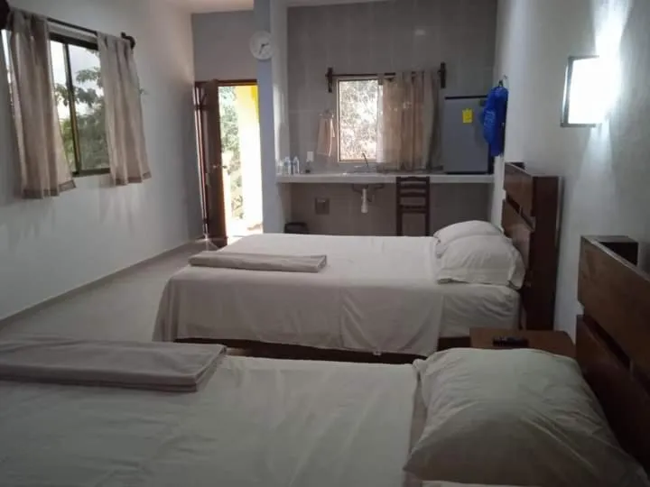 Bed in Ecohotel Shalom