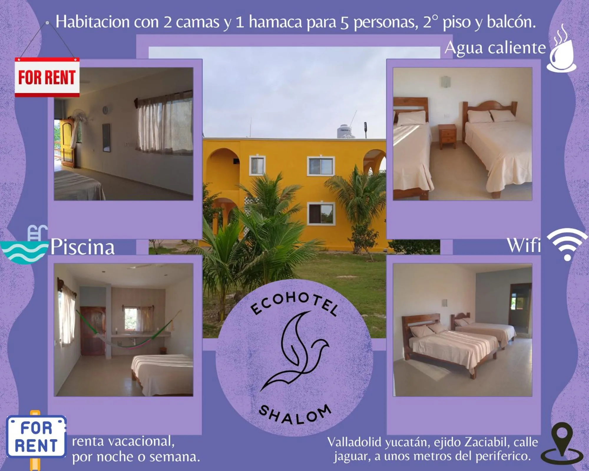 Property building in Ecohotel Shalom