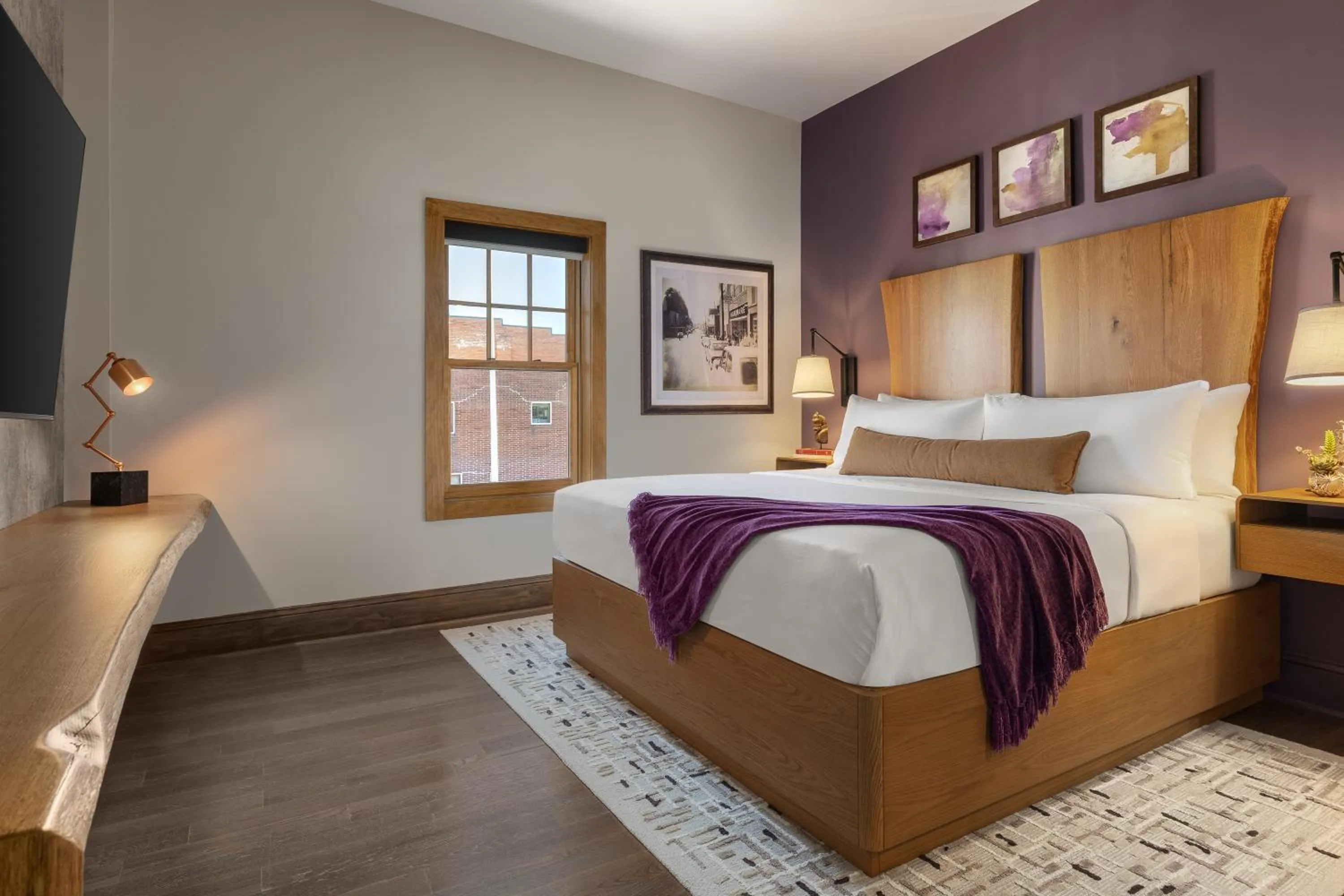 Bed in The Horton Hotel