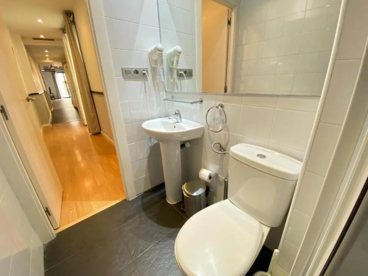 Shower in Liceu Apartments by gaiarooms