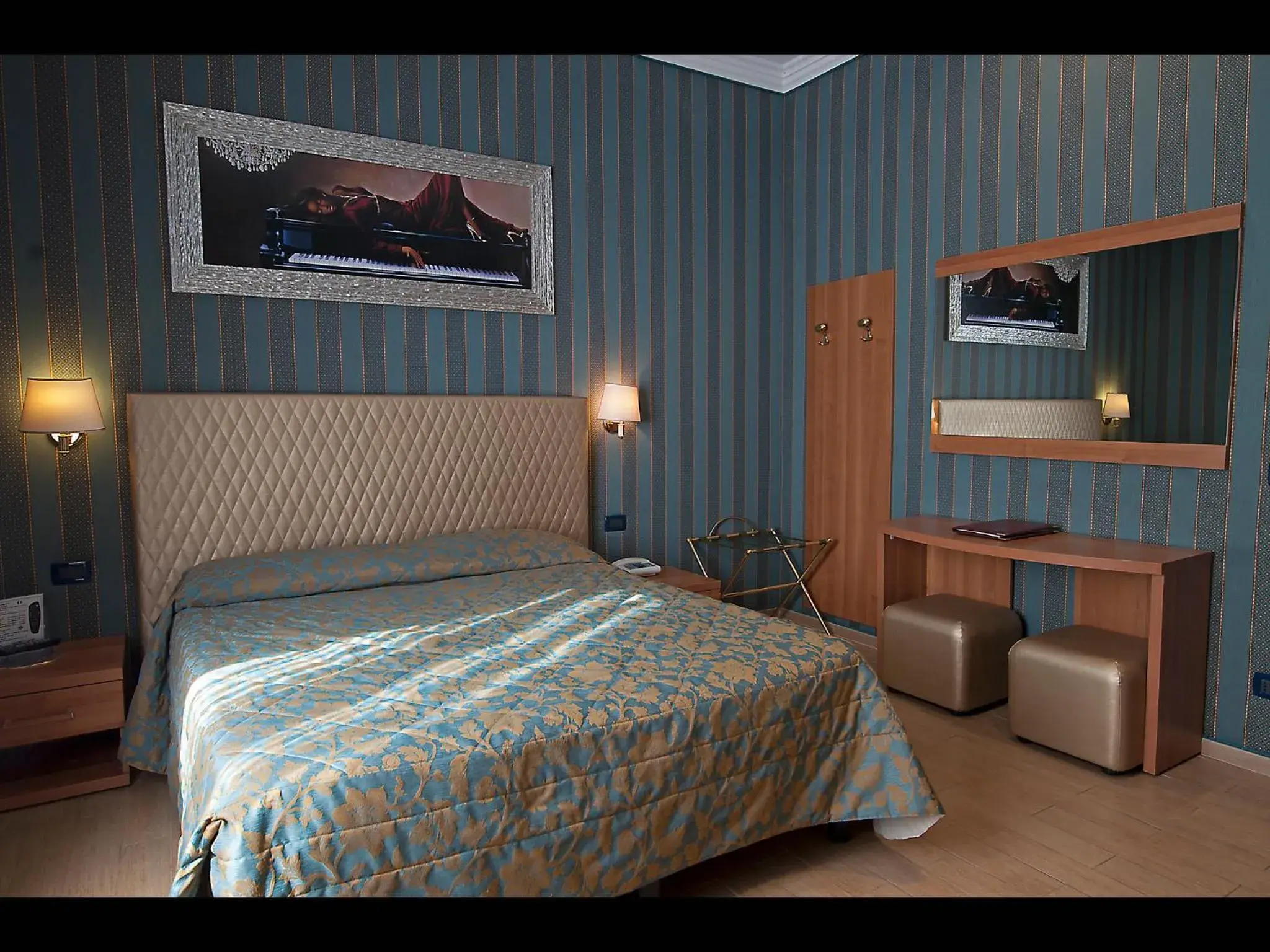 Bedroom, Bed in Hotel Lirico Bedroom, Bed in Hotel Lirico