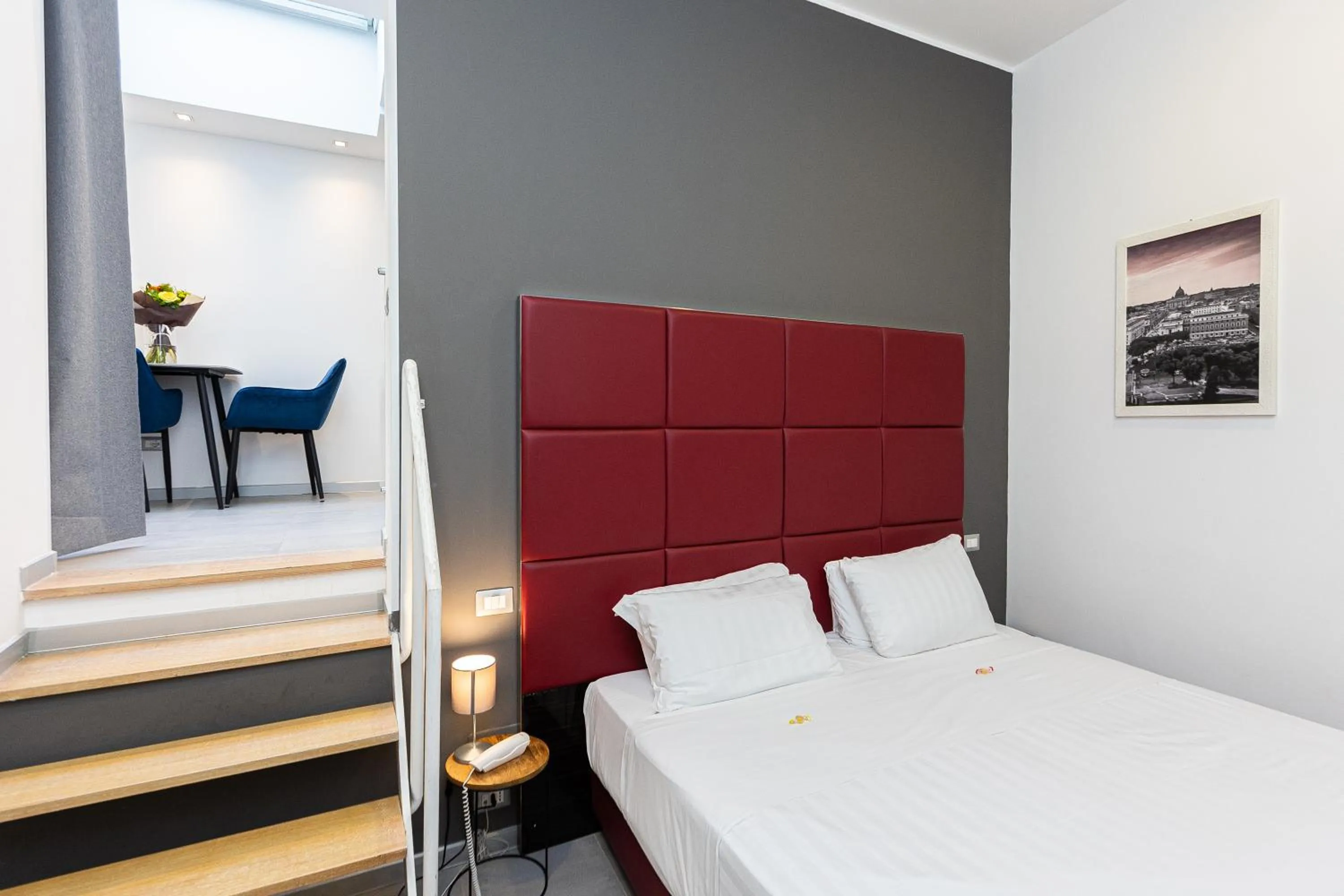 Bedroom, Bed in Hotel Castellino Roma