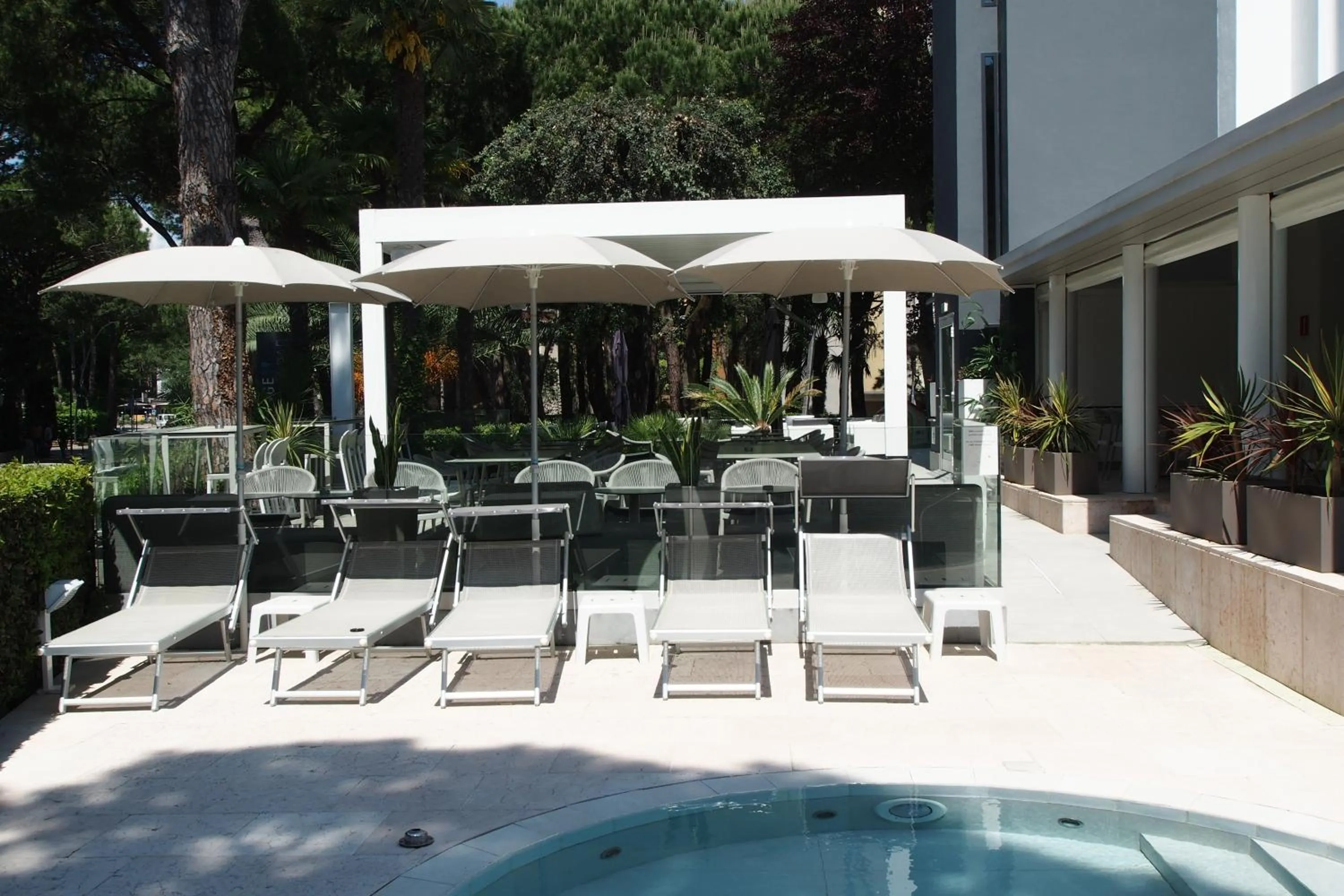 Solarium in Hotel Bella Venezia Mare