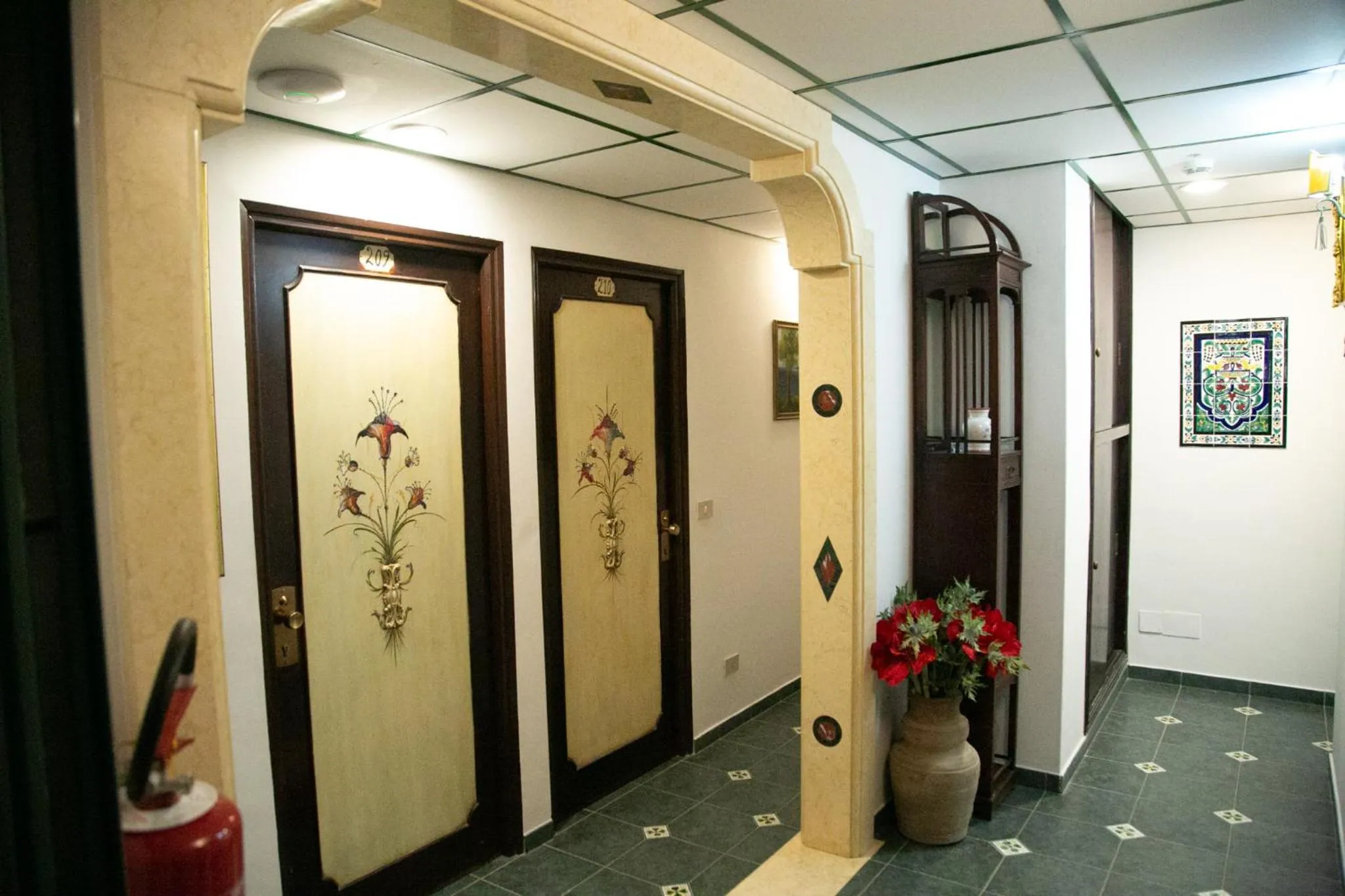 Decorative detail in Hotel La Riva