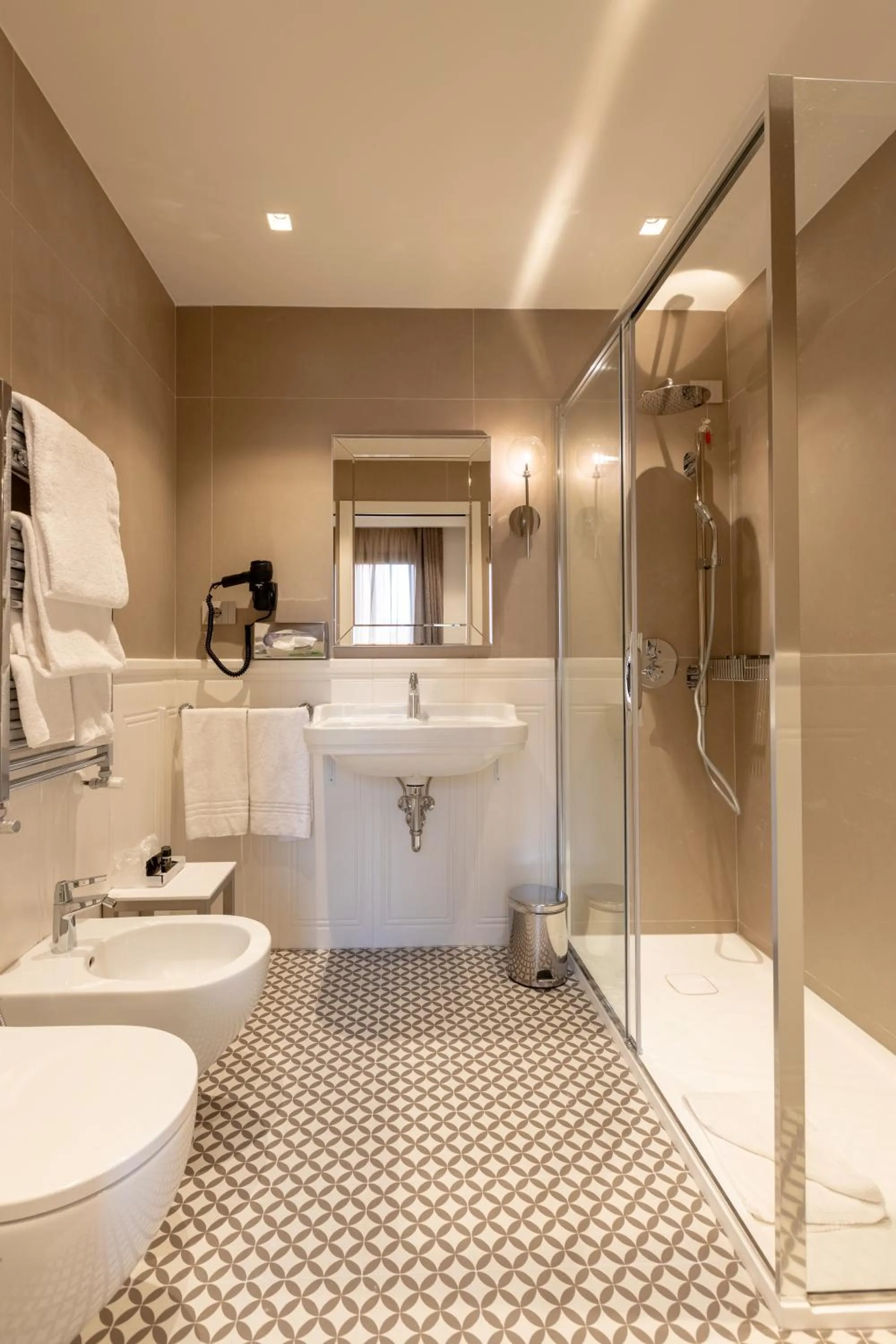 Bathroom in Hotel Arlecchino