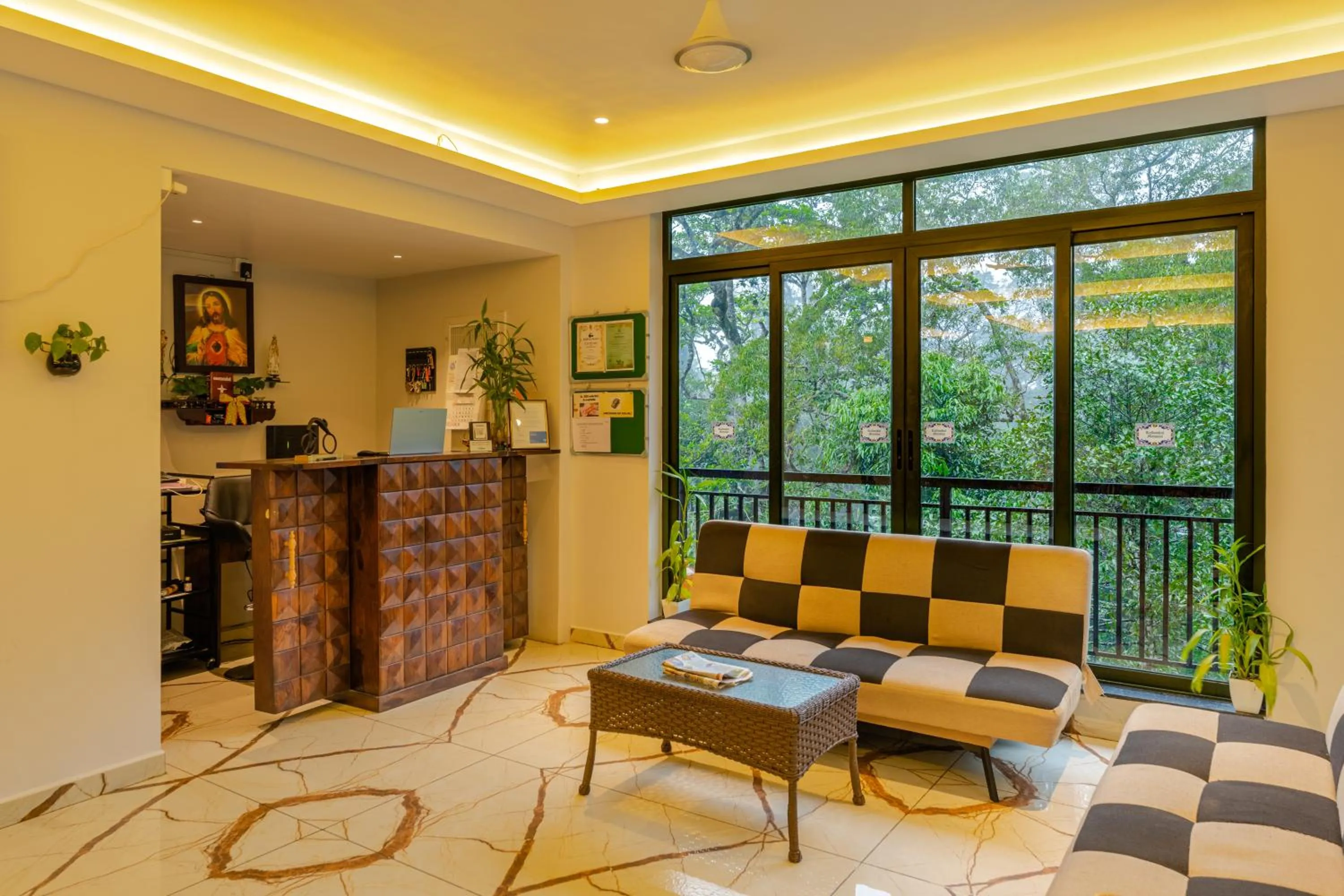 Lobby or reception in K Mansion