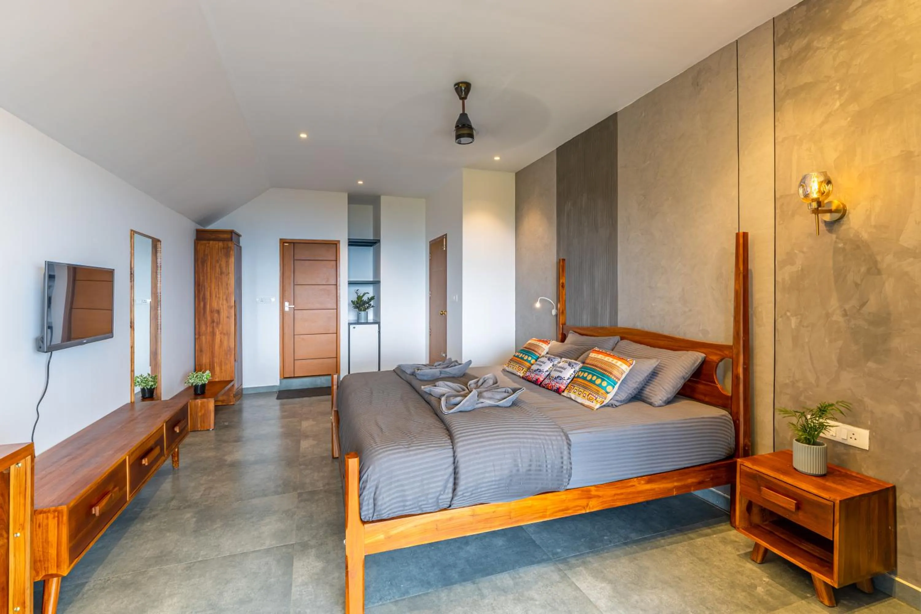 Bedroom, Bed in K Mansion