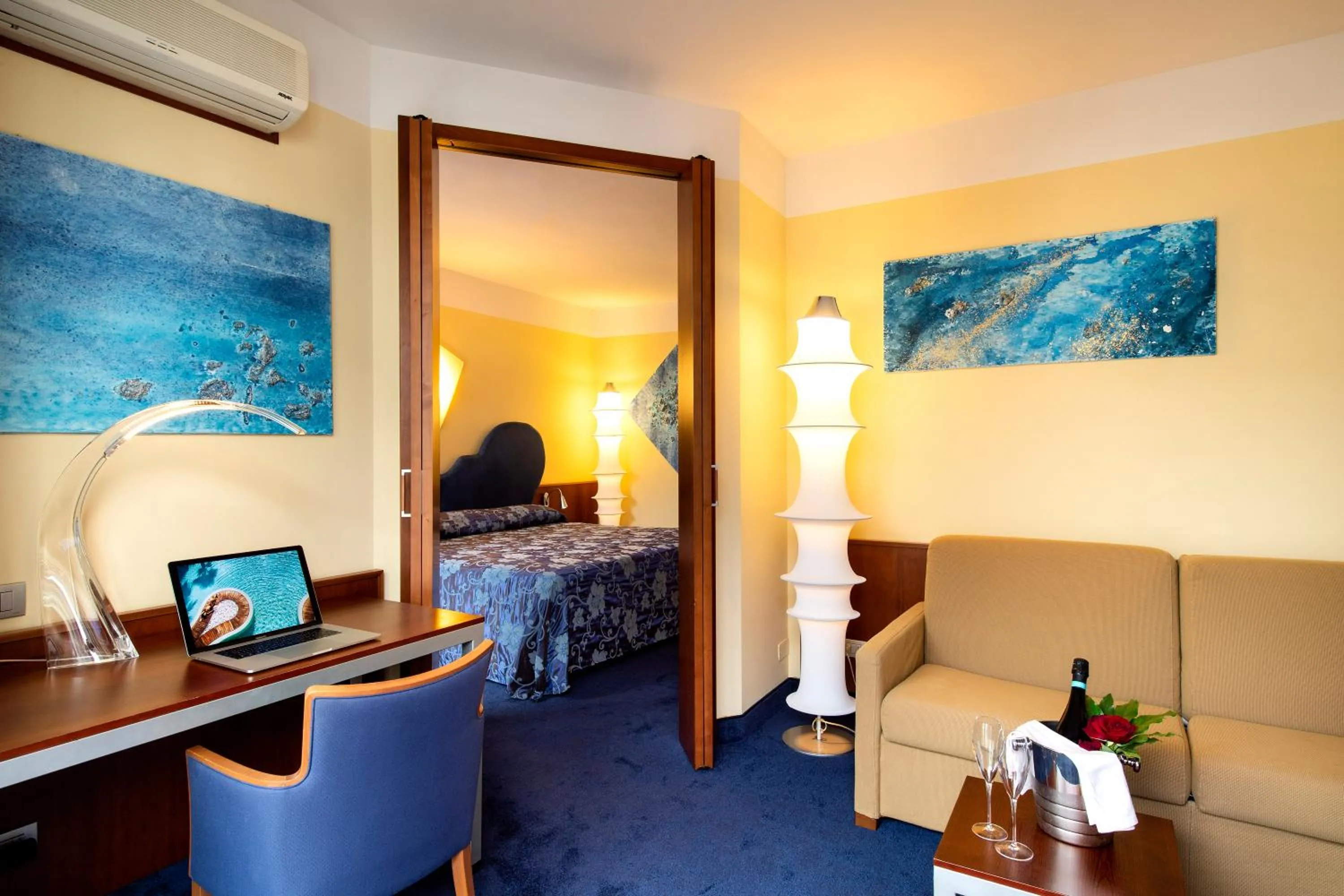 Bedroom, Bed in Color Hotel Style, Design & Gourmet