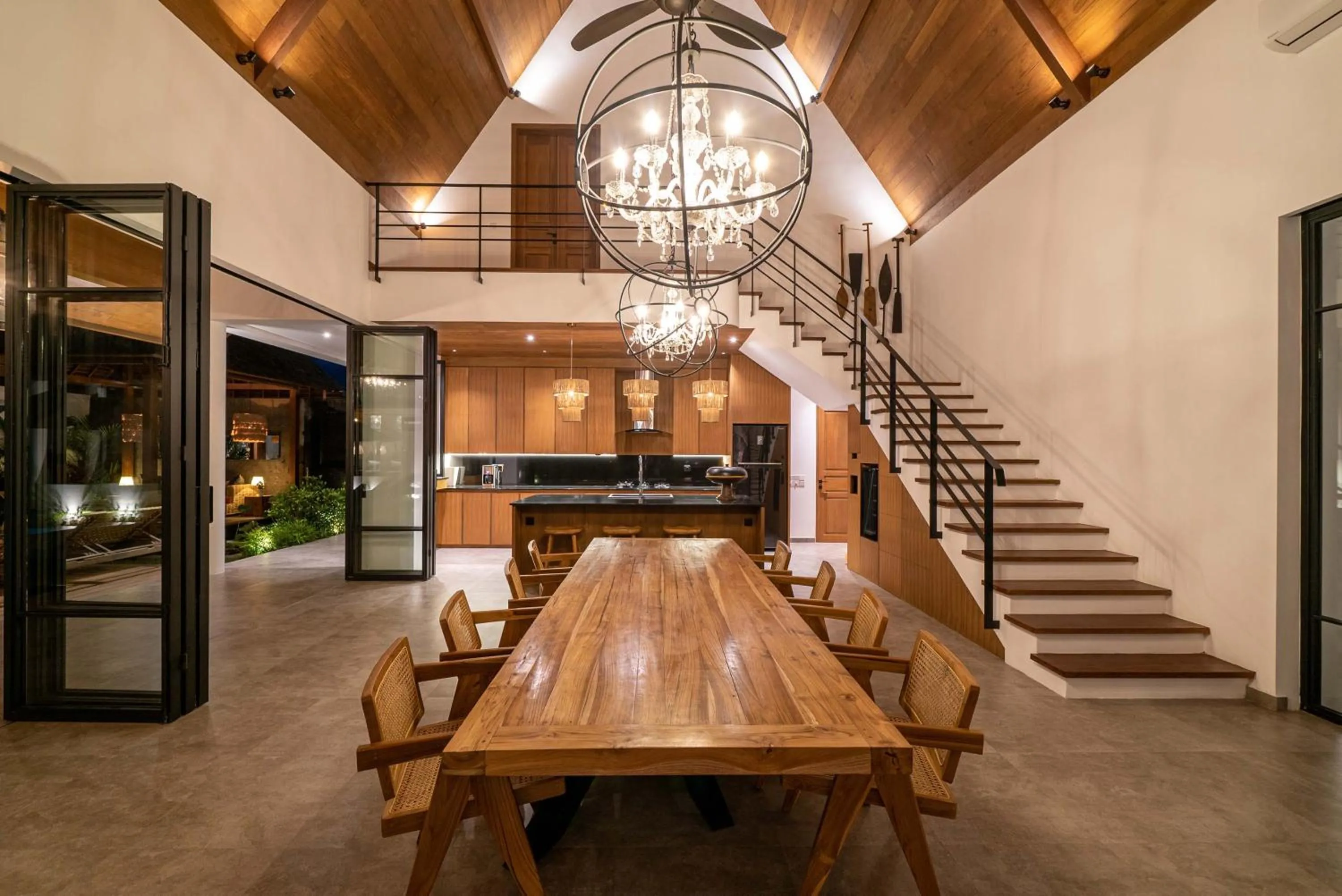 Kitchen or kitchenette in Villa Nusantara 6 by Alfred in Bali