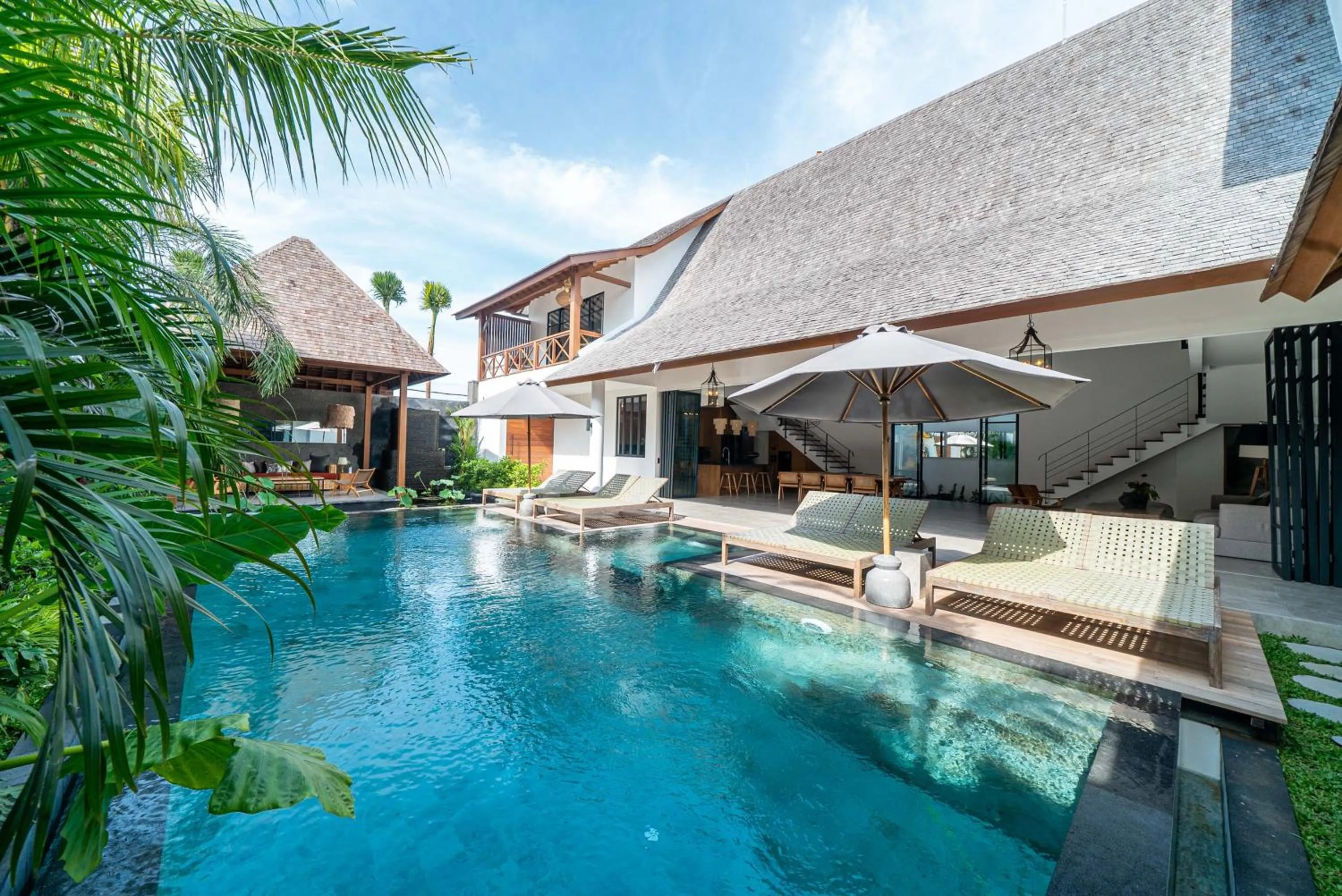 Pool view in Villa Nusantara 6 by Alfred in Bali