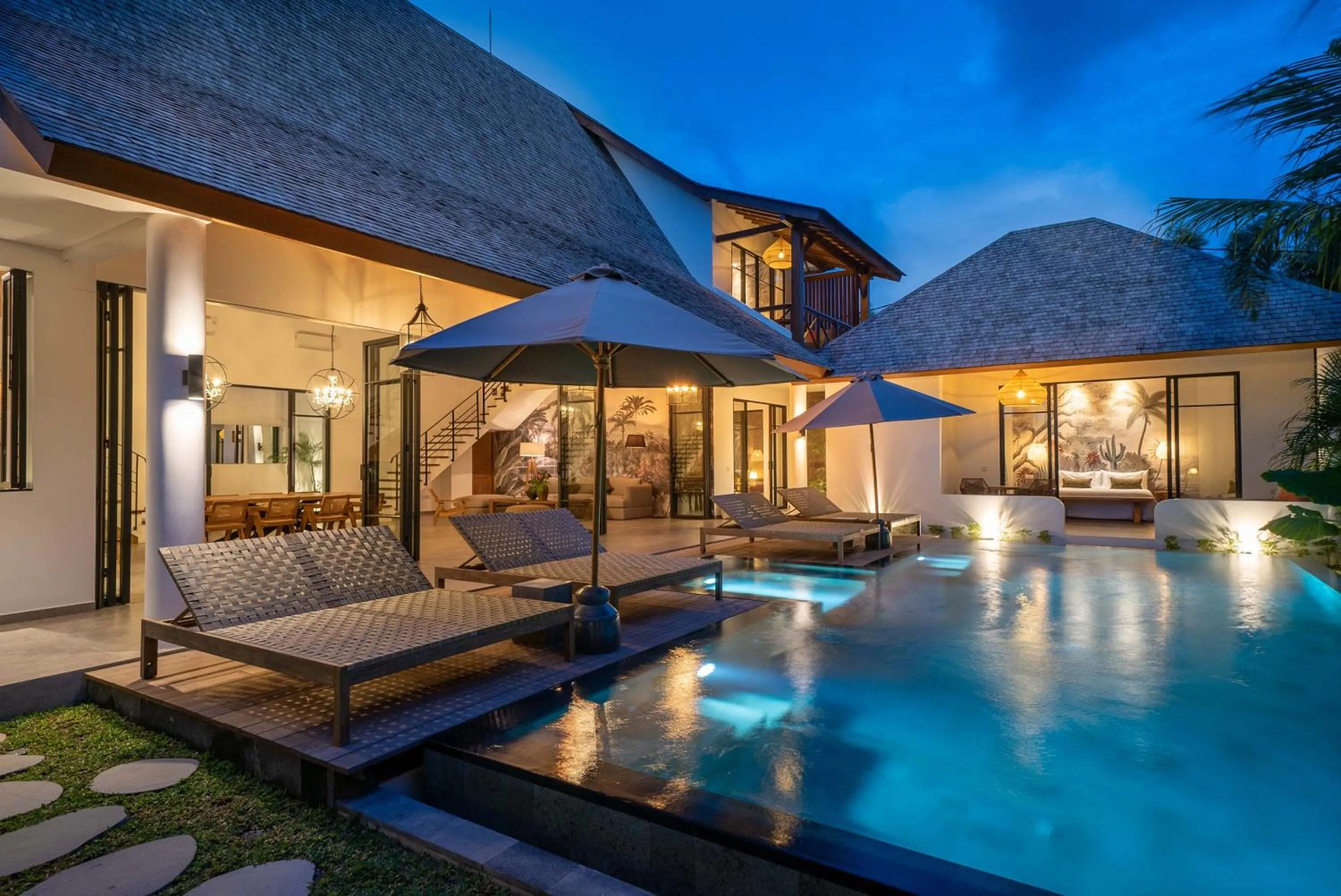 Night in Villa Nusantara 6 by Alfred in Bali
