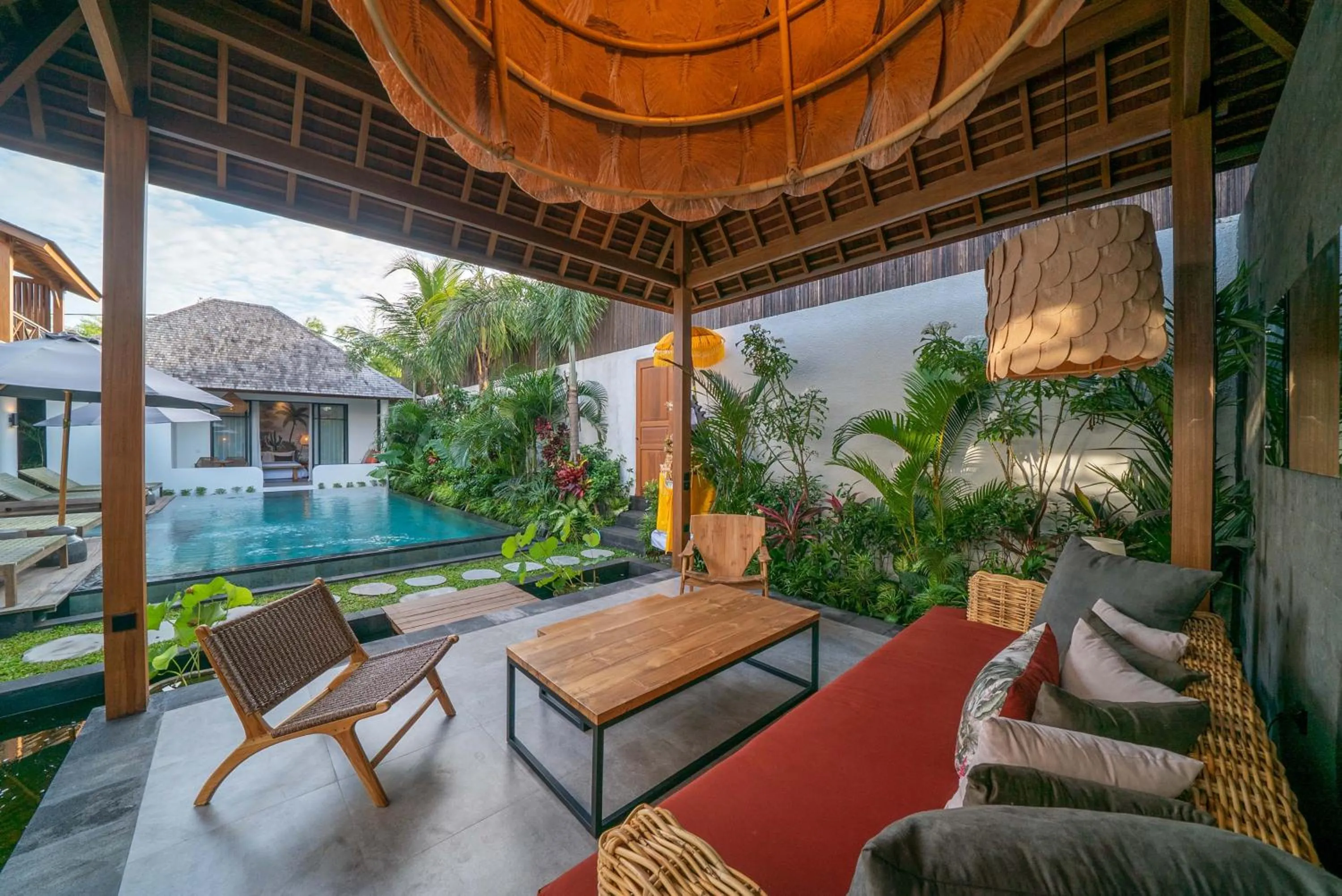 Patio in Villa Nusantara 6 by Alfred in Bali