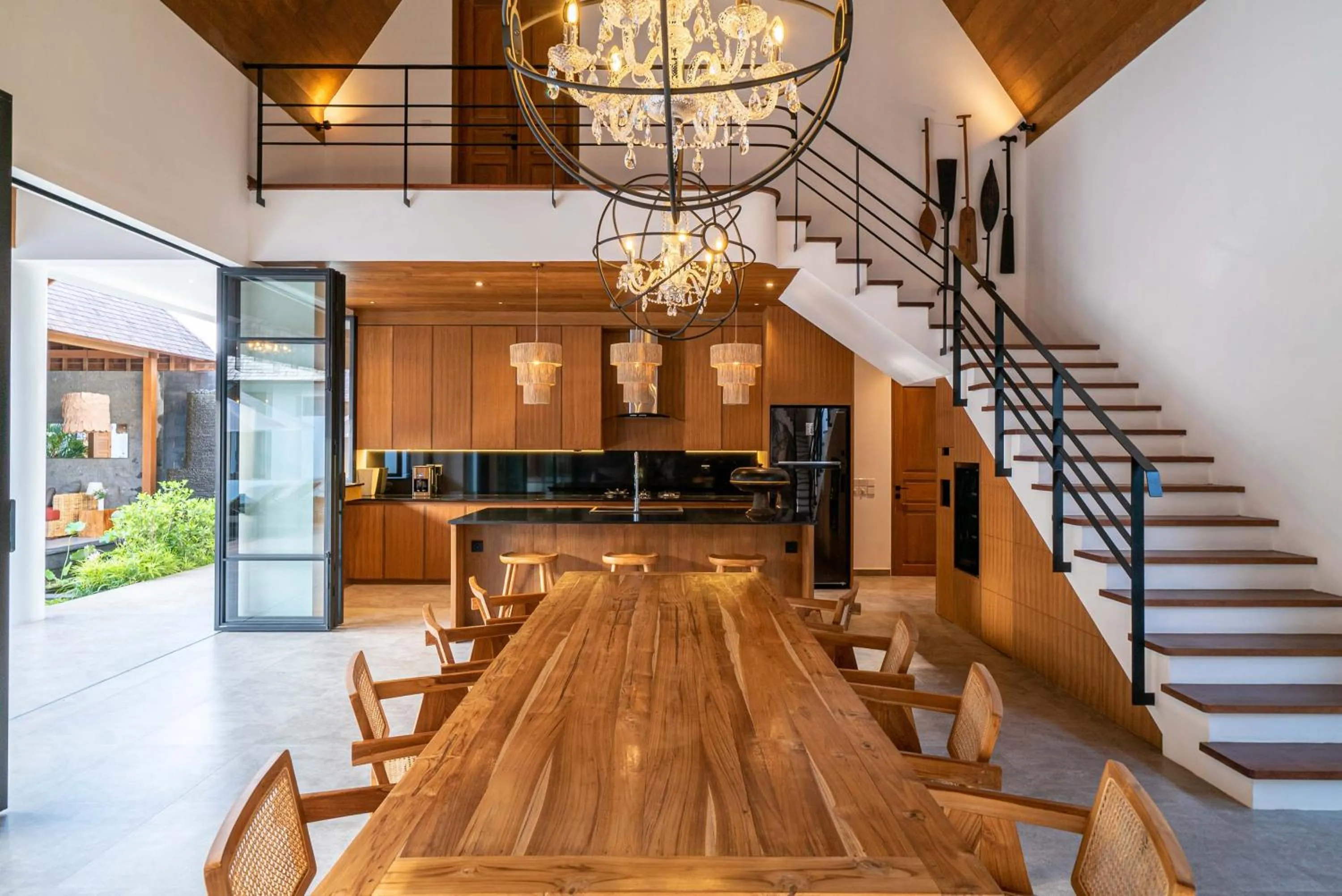 Kitchen or kitchenette in Villa Nusantara 6 by Alfred in Bali