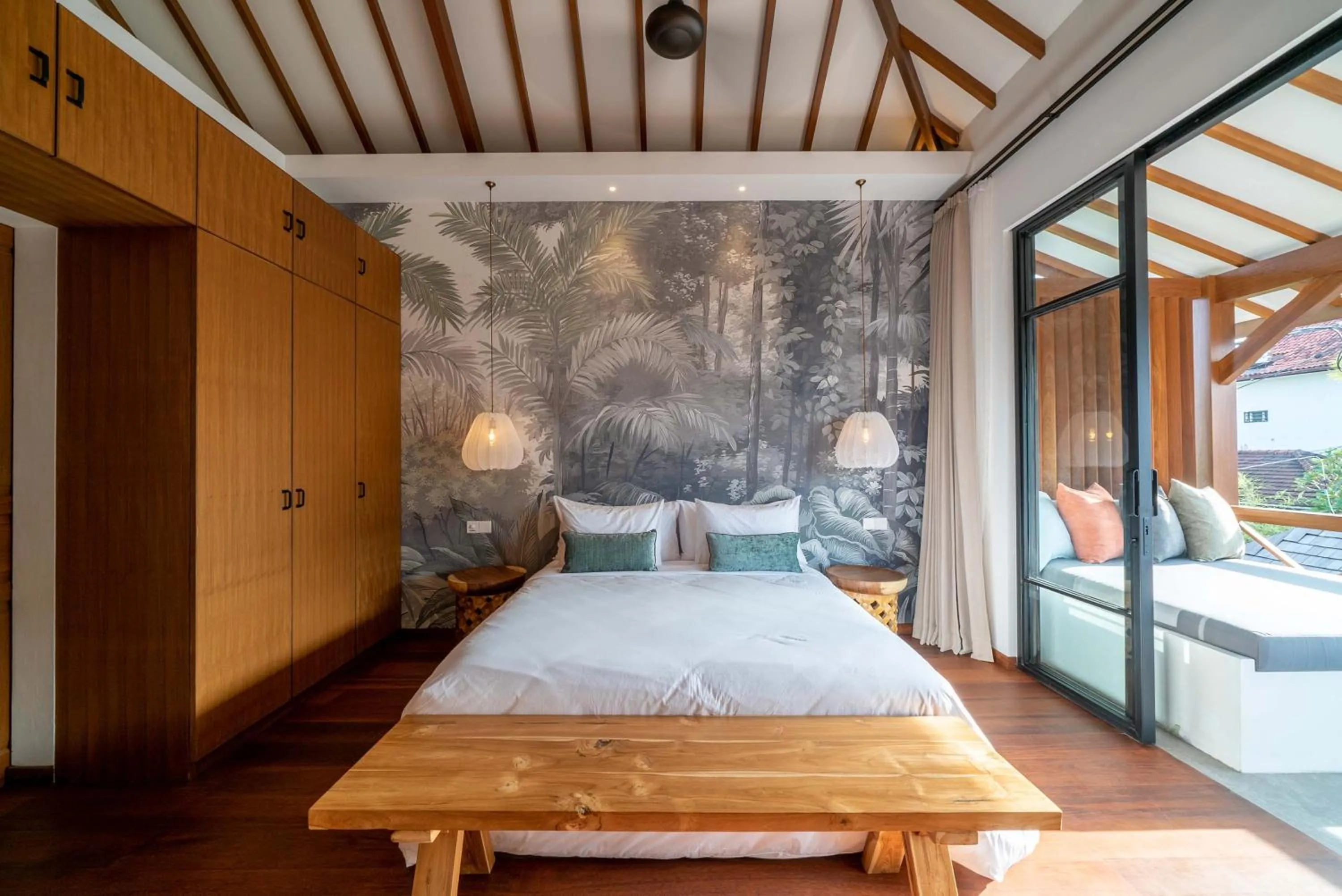 Bed in Villa Nusantara 6 by Alfred in Bali