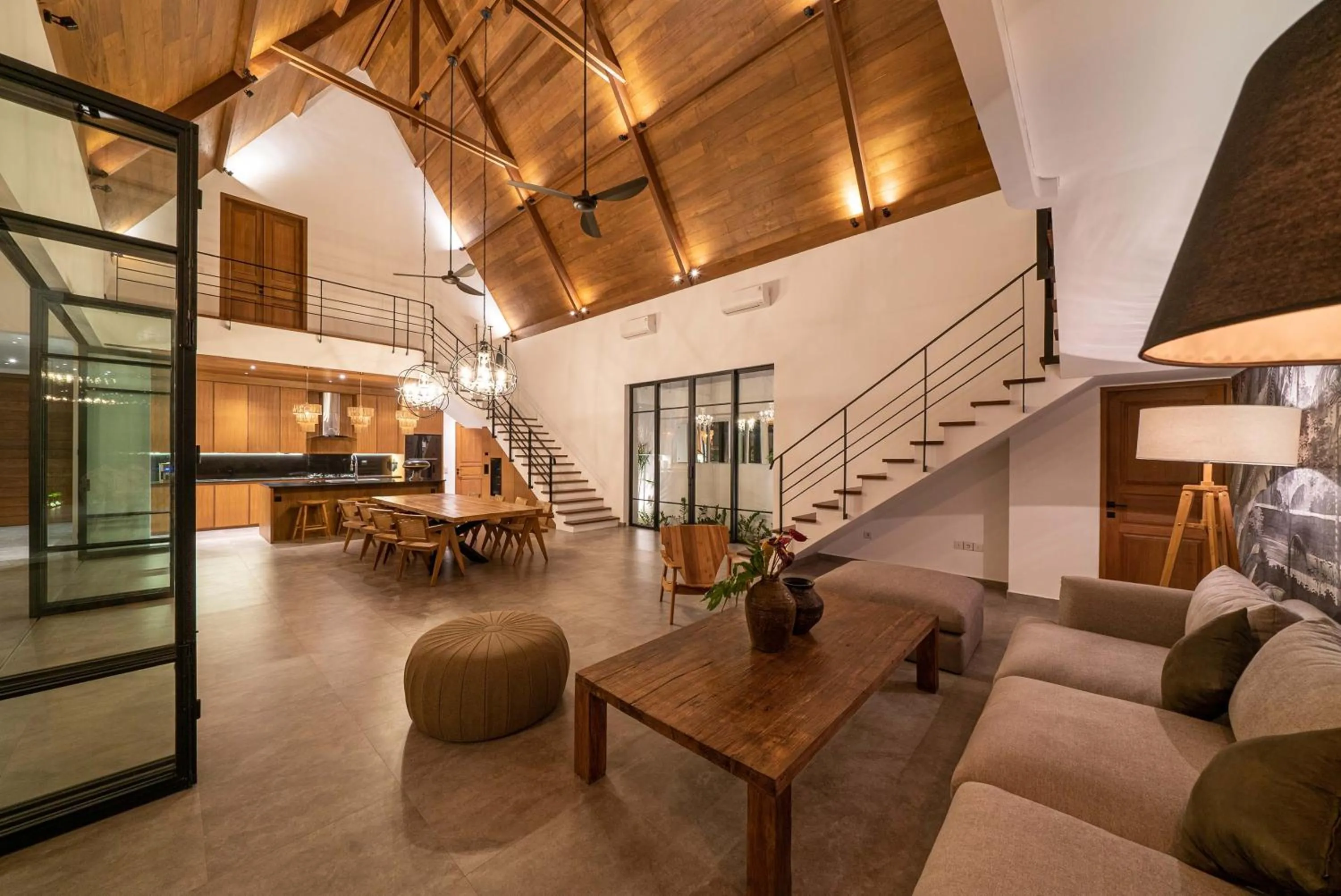 Living room in Villa Nusantara 6 by Alfred in Bali