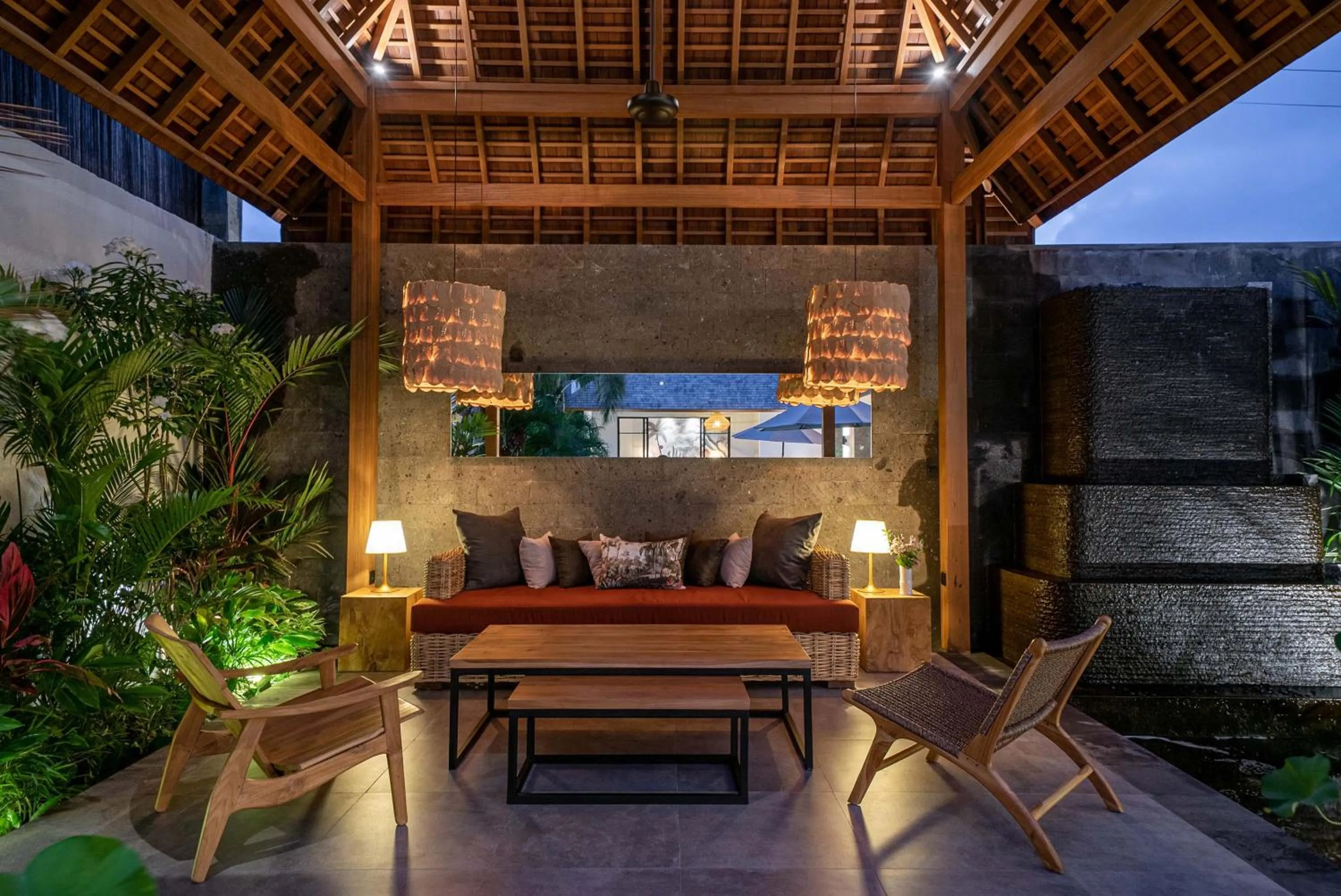Living room in Villa Nusantara 6 by Alfred in Bali
