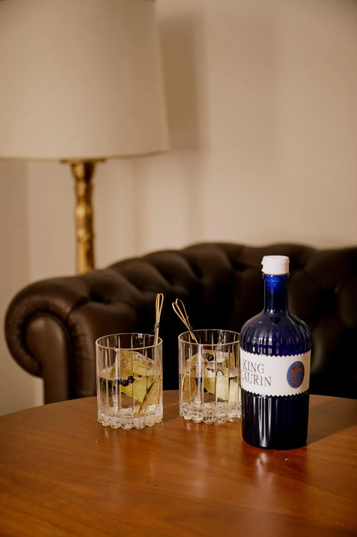 Living room in Parkhotel Laurin