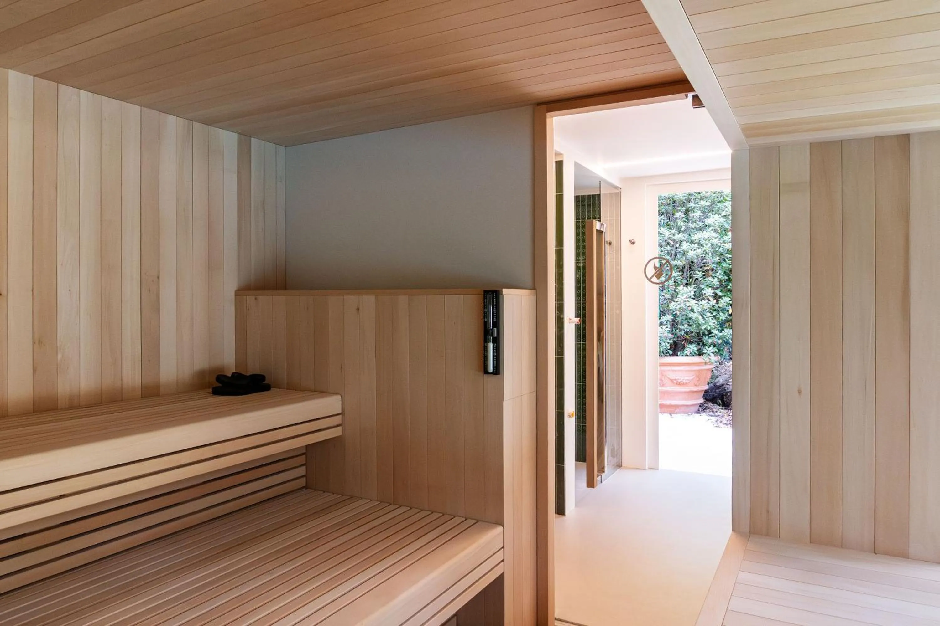 Sauna in Parkhotel Laurin