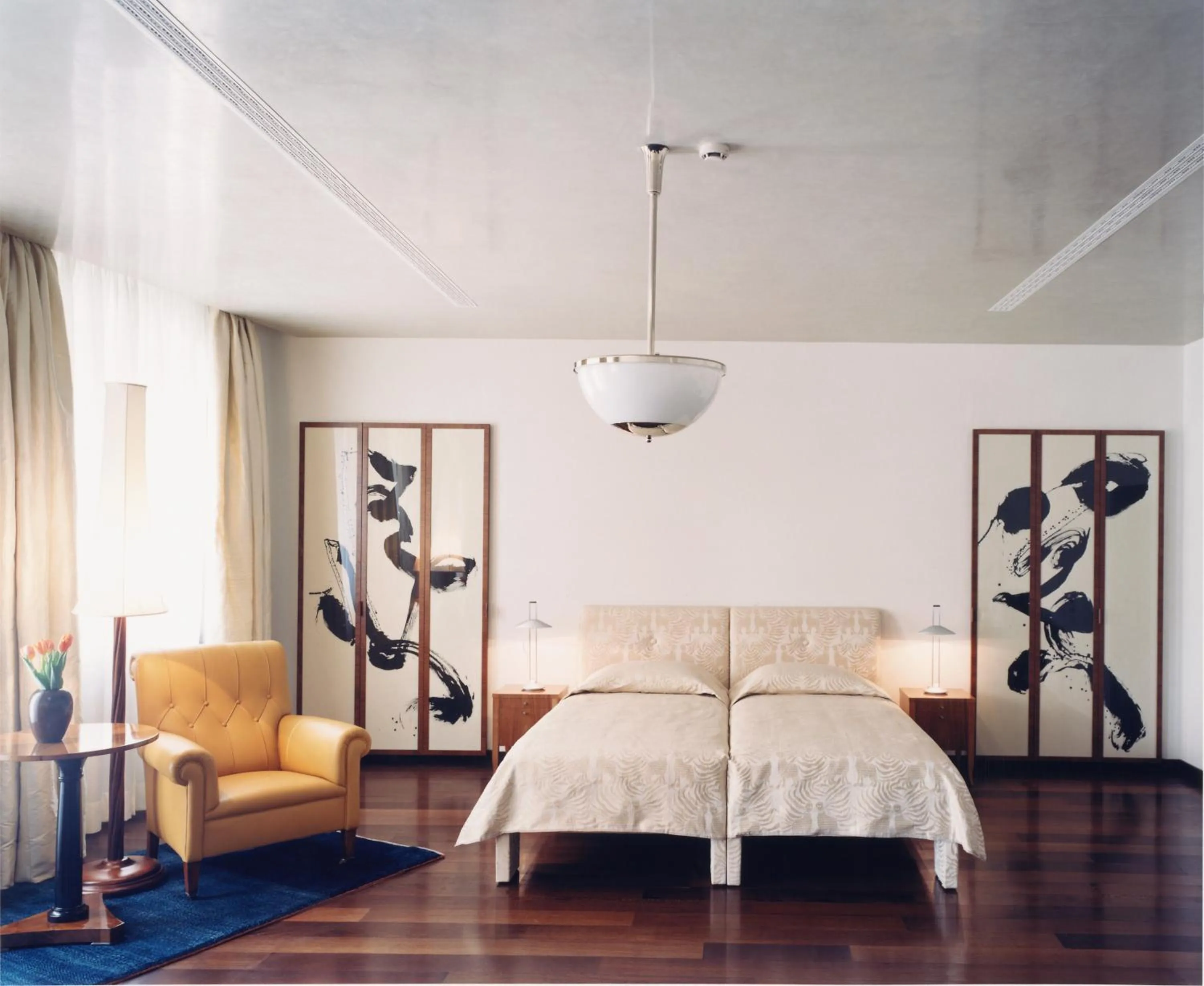 Bed in Hotel Greif, a Member of Design Hotels