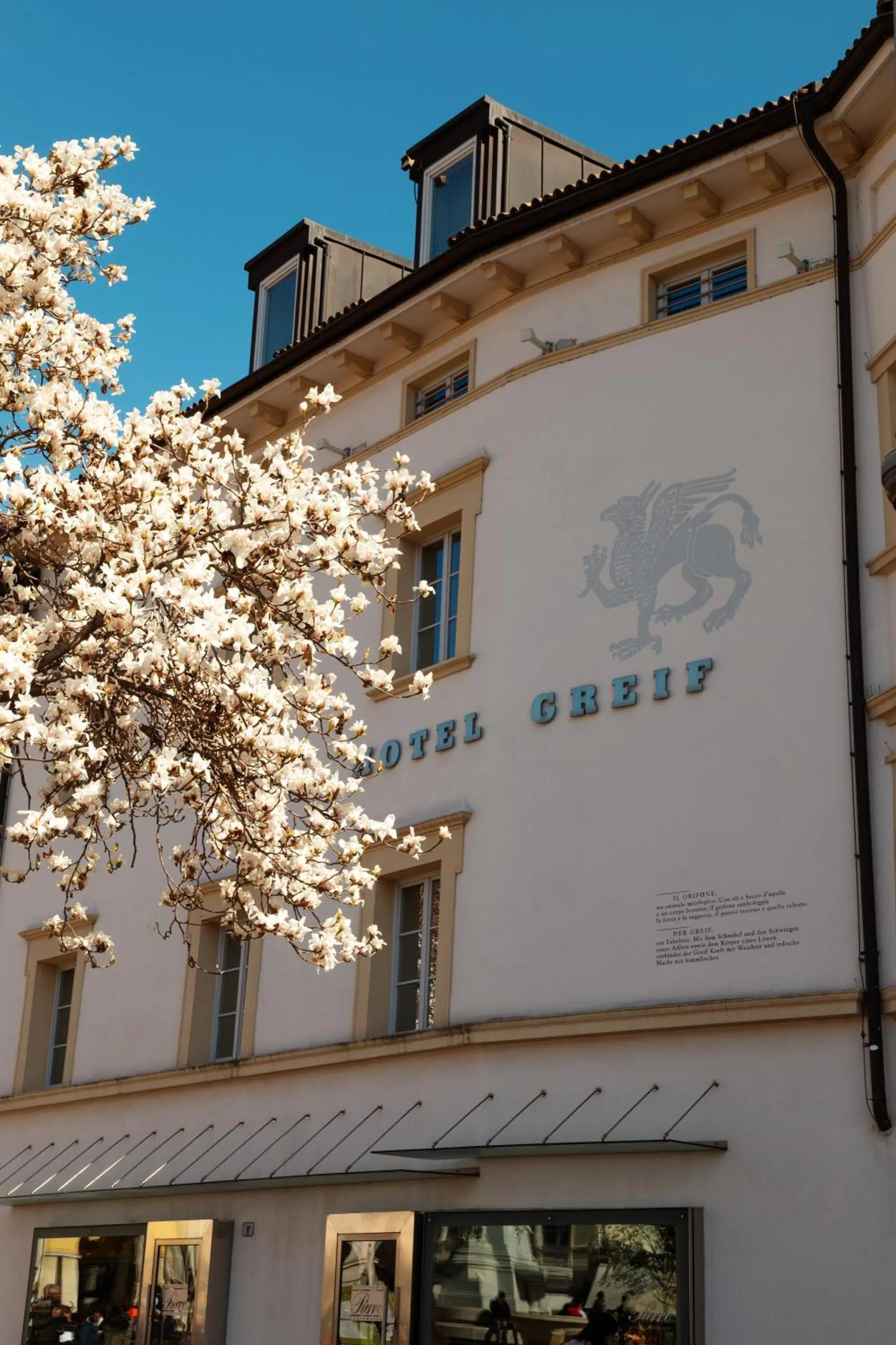 Property building in Hotel Greif, a Member of Design Hotels