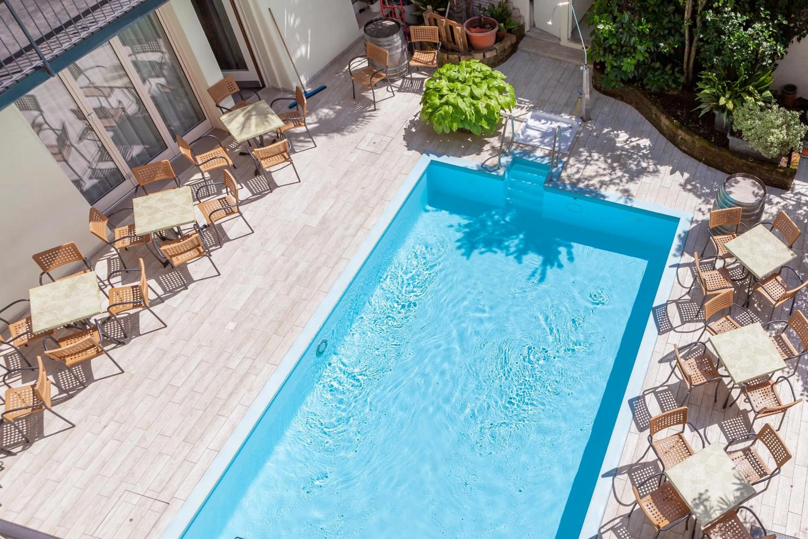 Pool view in epOche Hotel Zanella 1889