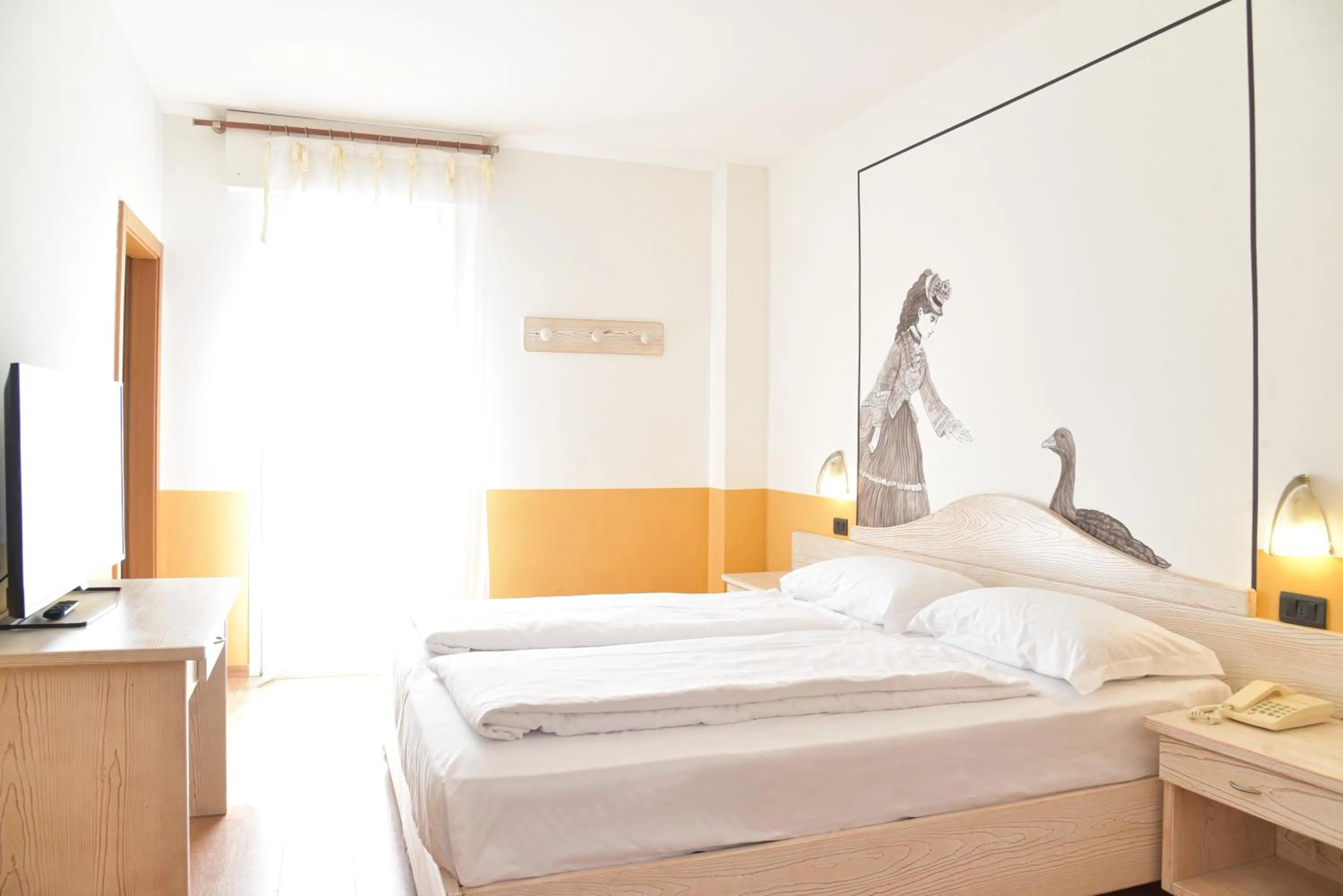 Bed in epOche Hotel Zanella 1889