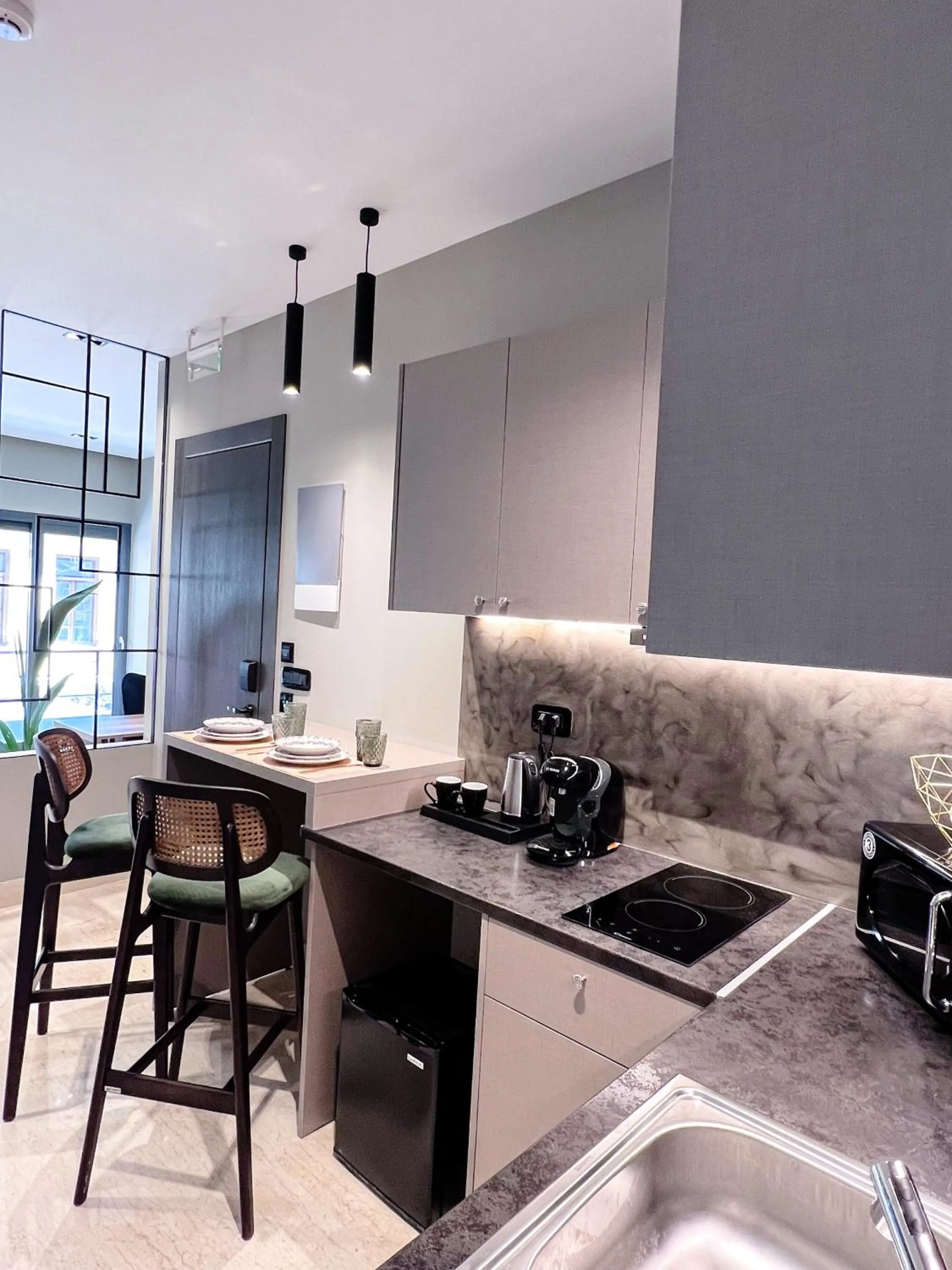 Kitchen or kitchenette in Royalty Suites Psyrri